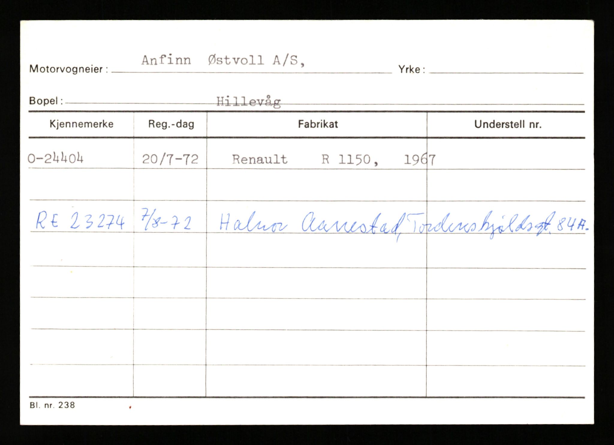 Stavanger trafikkstasjon, AV/SAST-A-101942/0/G/L0005: Registreringsnummer: 23000 - 34245, 1930-1971, p. 377