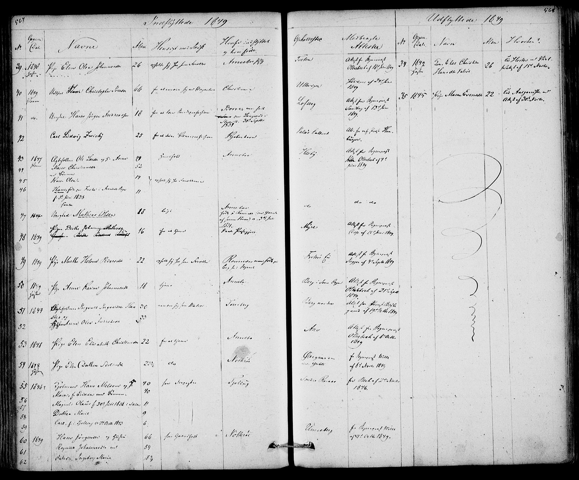 Sem kirkebøker, AV/SAKO-A-5/F/Fa/L0006: Parish register (official) no. I 6, 1843-1855, p. 567-568