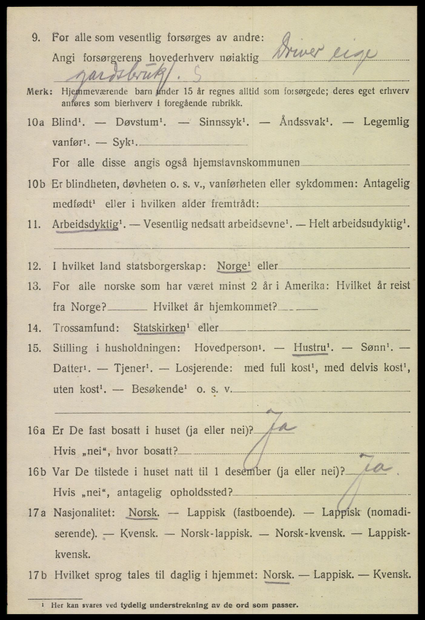 SAT, 1920 census for Nærøy, 1920, p. 730