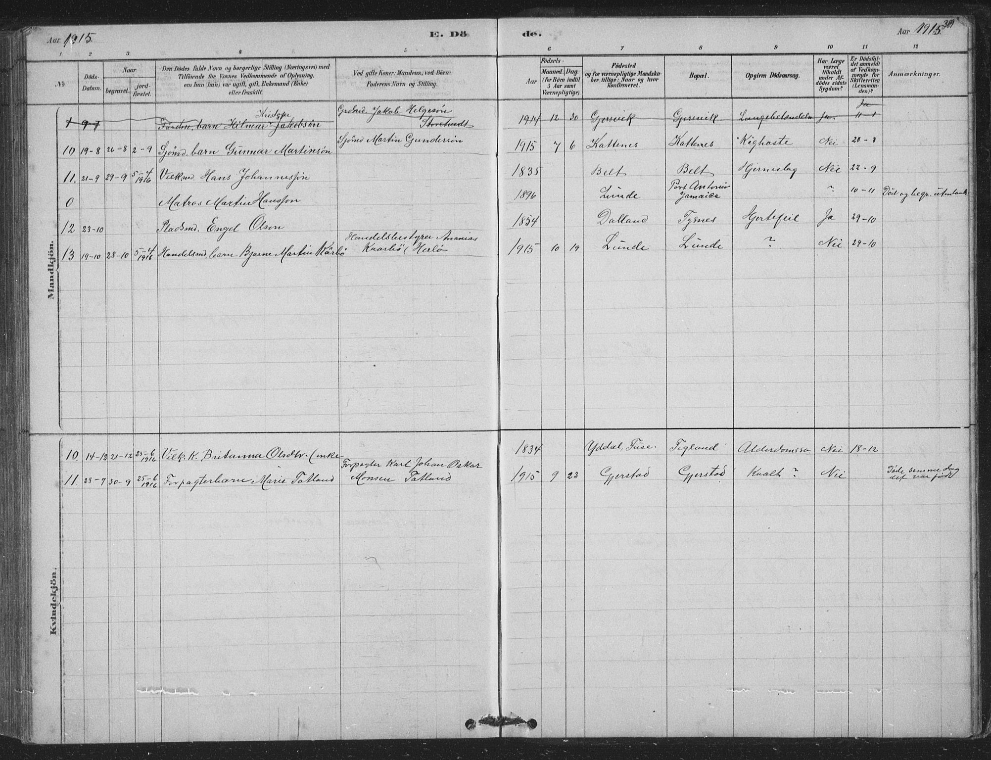 Tysnes sokneprestembete, AV/SAB-A-78601/H/Hab: Parish register (copy) no. B 2, 1878-1918, p. 369