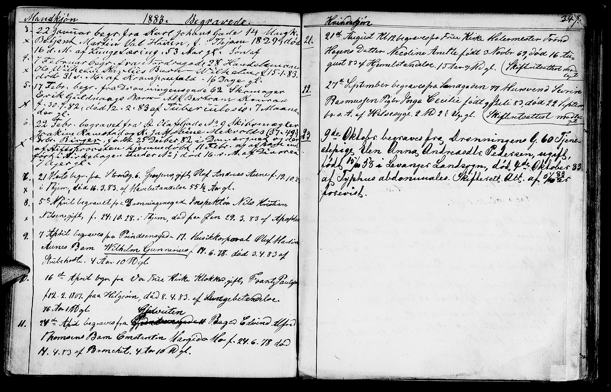 Ministerialprotokoller, klokkerbøker og fødselsregistre - Sør-Trøndelag, SAT/A-1456/602/L0142: Parish register (copy) no. 602C10, 1872-1894, p. 347