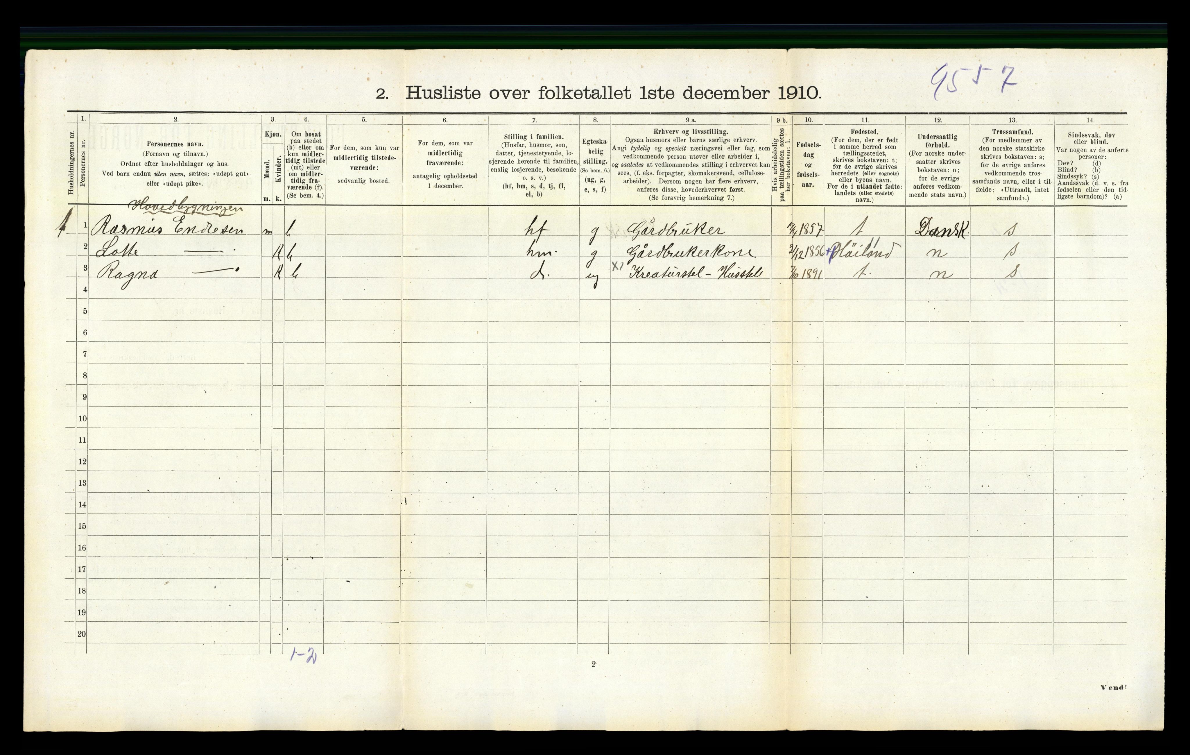 RA, 1910 census for Høle, 1910, p. 65