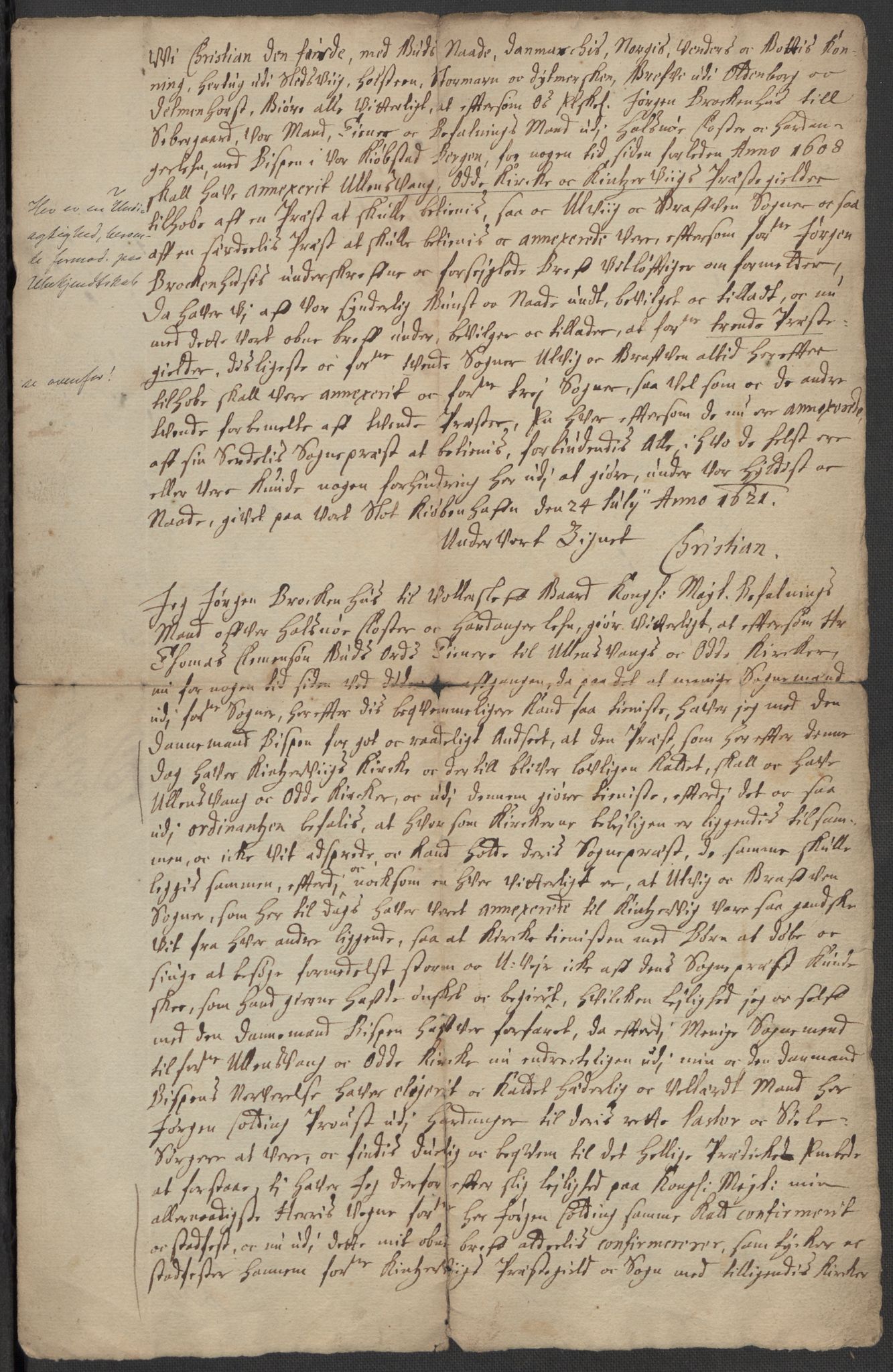 Riksarkivets diplomsamling, AV/RA-EA-5965/F15/L0037: Prestearkiv - Hordaland, 1577-1733, p. 16