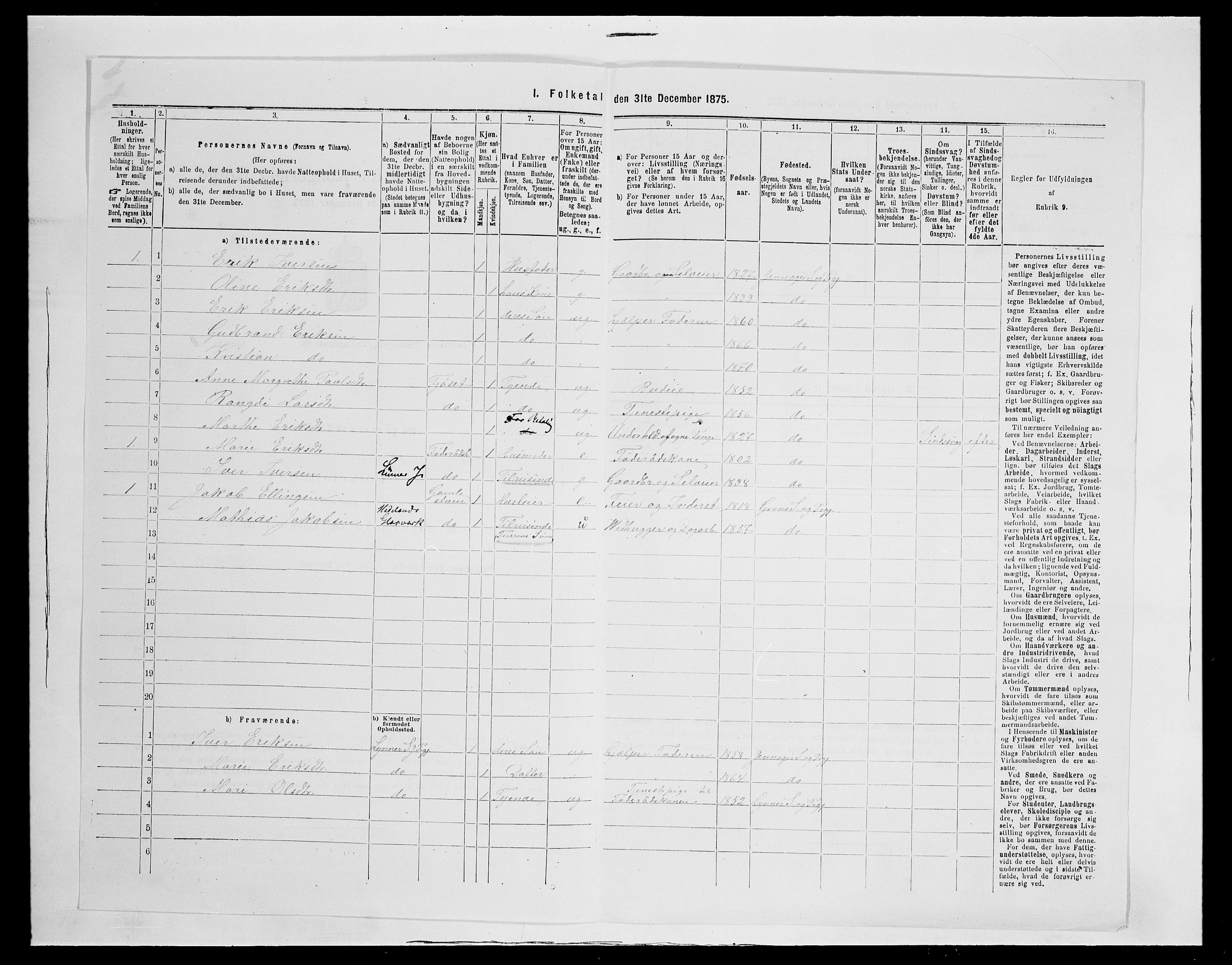 SAH, 1875 census for 0532P Jevnaker, 1875, p. 1217