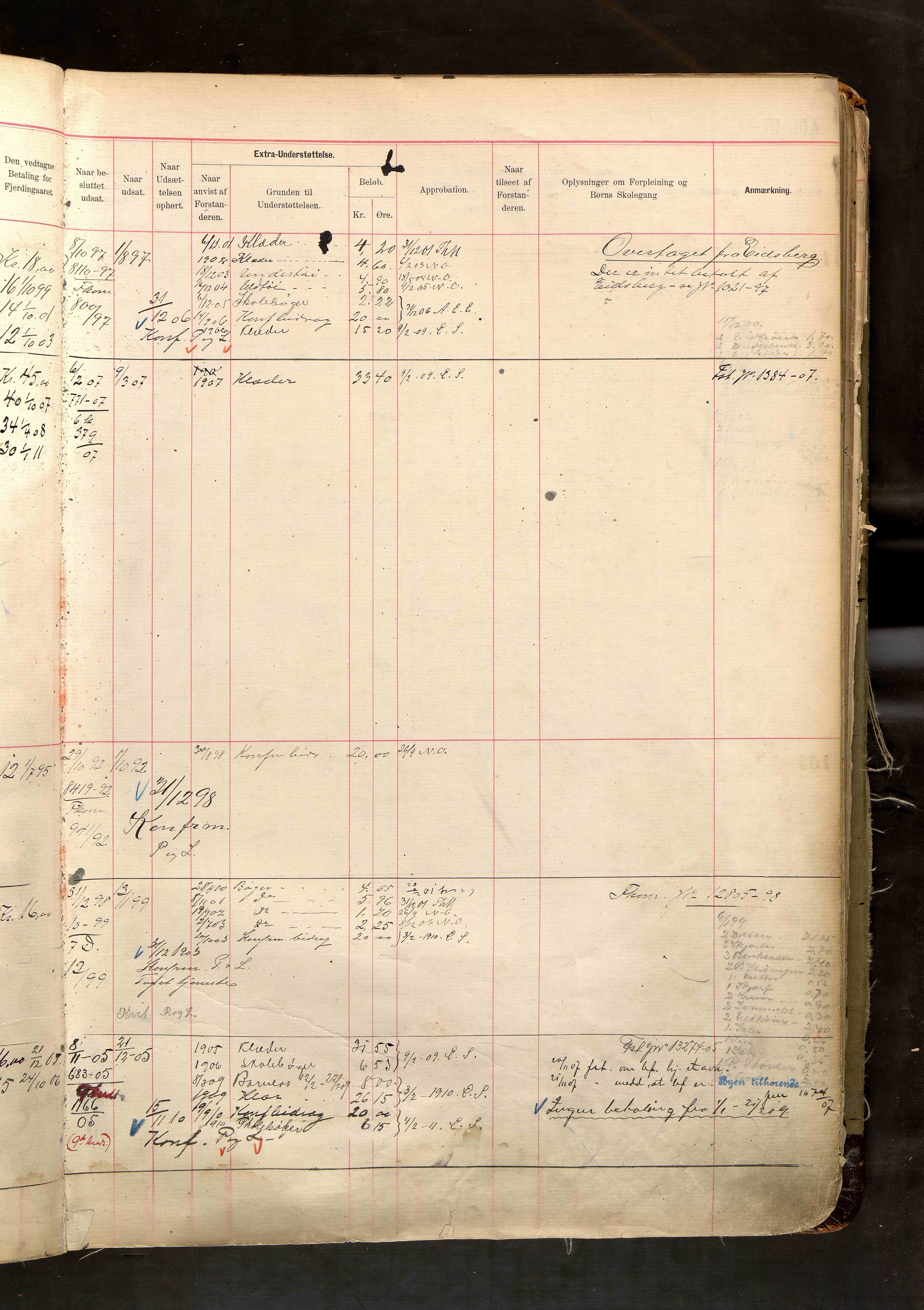 Fattigvesenet, OBA/A-20045/H/Hd/L0005: Manntallsprotokoll. Mnr. 1-500, 1897-1910, p. 114