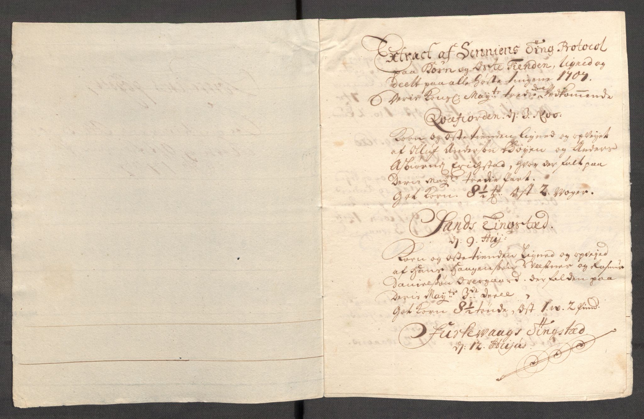 Rentekammeret inntil 1814, Reviderte regnskaper, Fogderegnskap, AV/RA-EA-4092/R68/L4756: Fogderegnskap Senja og Troms, 1705-1707, p. 378