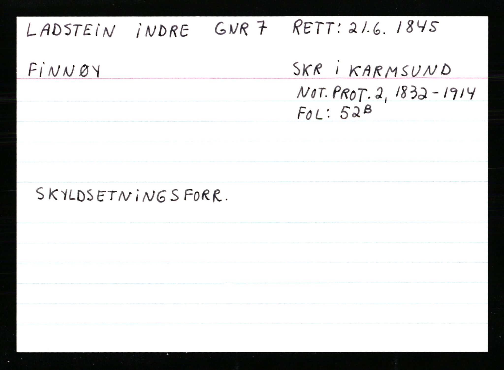Statsarkivet i Stavanger, AV/SAST-A-101971/03/Y/Ym/L0033: Åstedskort sortert etter gårdsnavn: Kvelland - Lagestranden, 1600-1950, p. 646