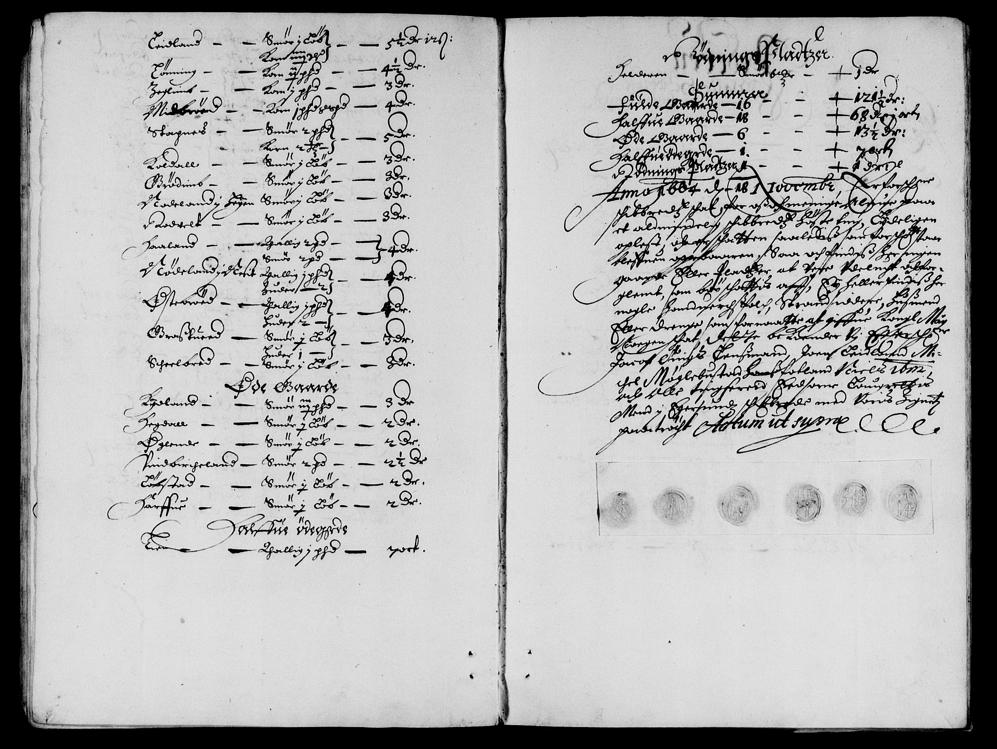 Rentekammeret inntil 1814, Reviderte regnskaper, Lensregnskaper, AV/RA-EA-5023/R/Rb/Rbs/L0048: Stavanger len, 1664