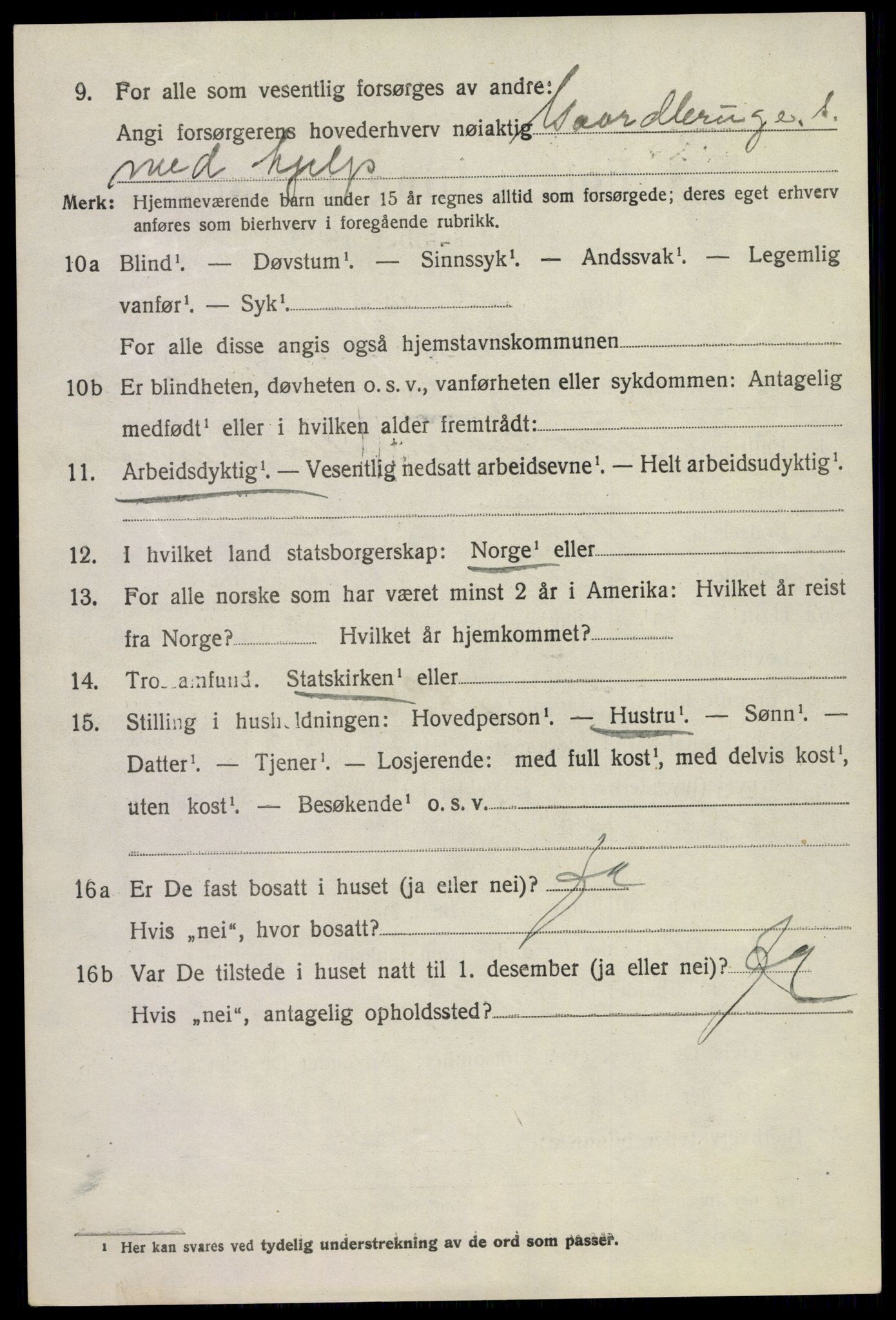 SAKO, 1920 census for Bø (Telemark), 1920, p. 2835