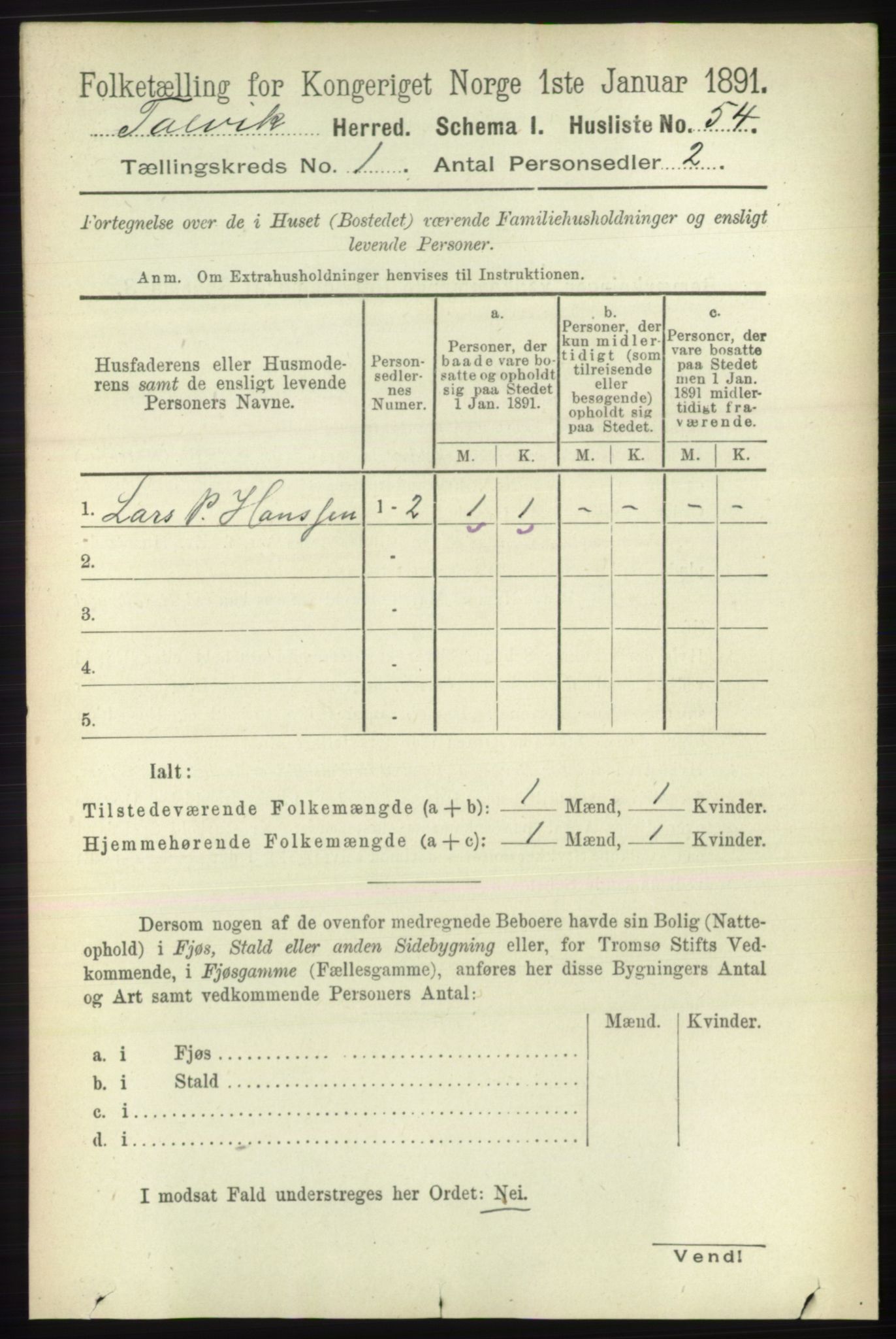 RA, 1891 census for 2013 Talvik, 1891, p. 88