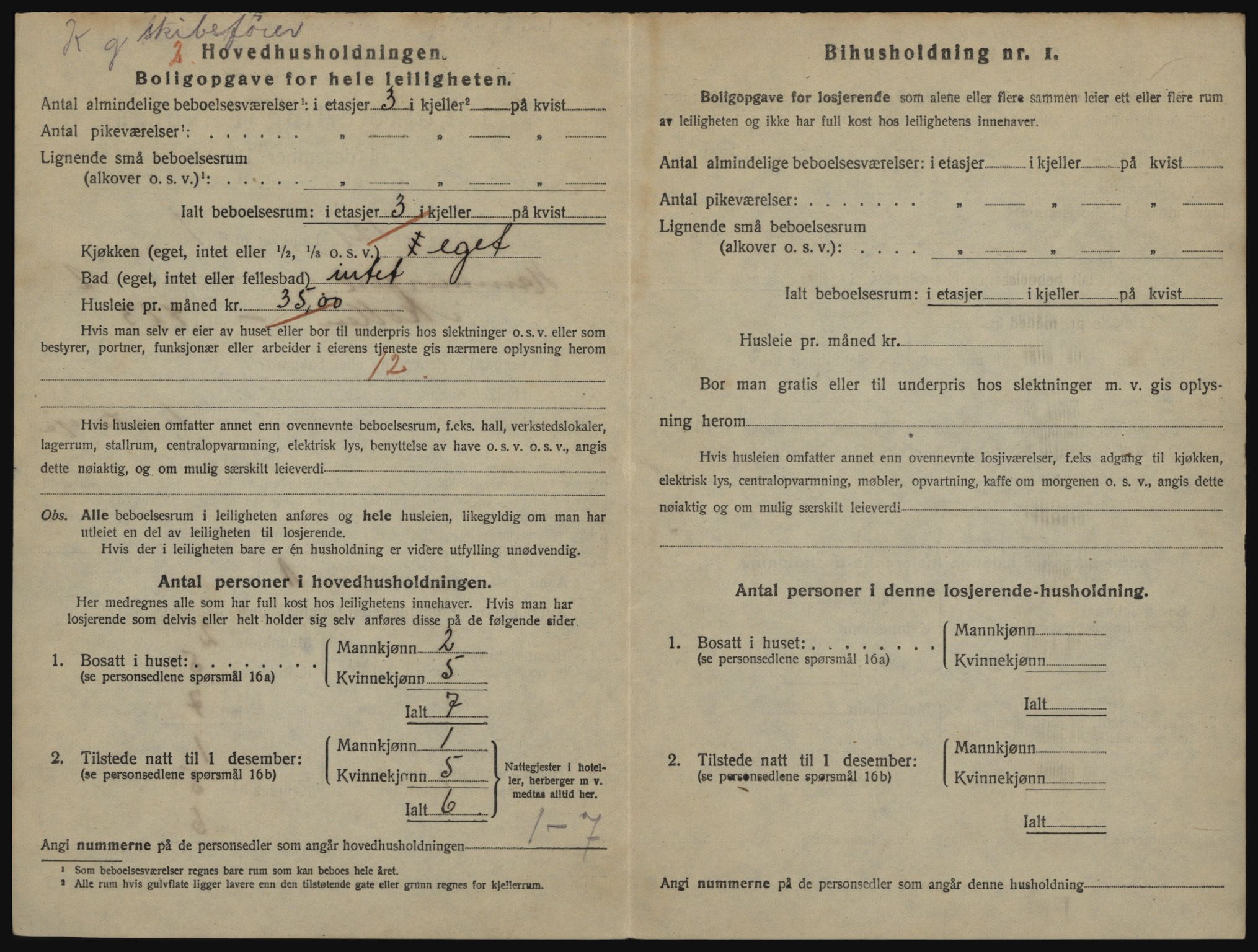 SATØ, 1920 census for Hammerfest, 1920, p. 2261