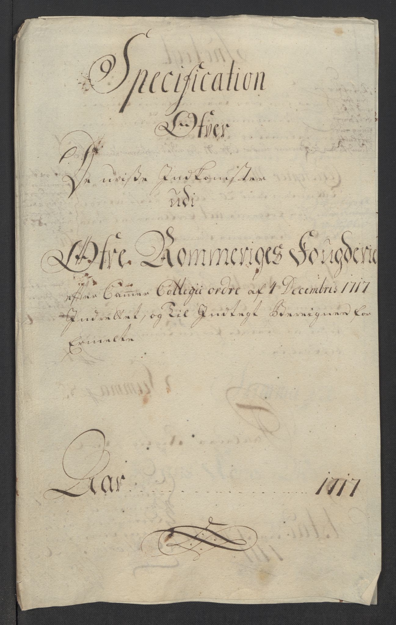 Rentekammeret inntil 1814, Reviderte regnskaper, Fogderegnskap, AV/RA-EA-4092/R12/L0726: Fogderegnskap Øvre Romerike, 1717, p. 264