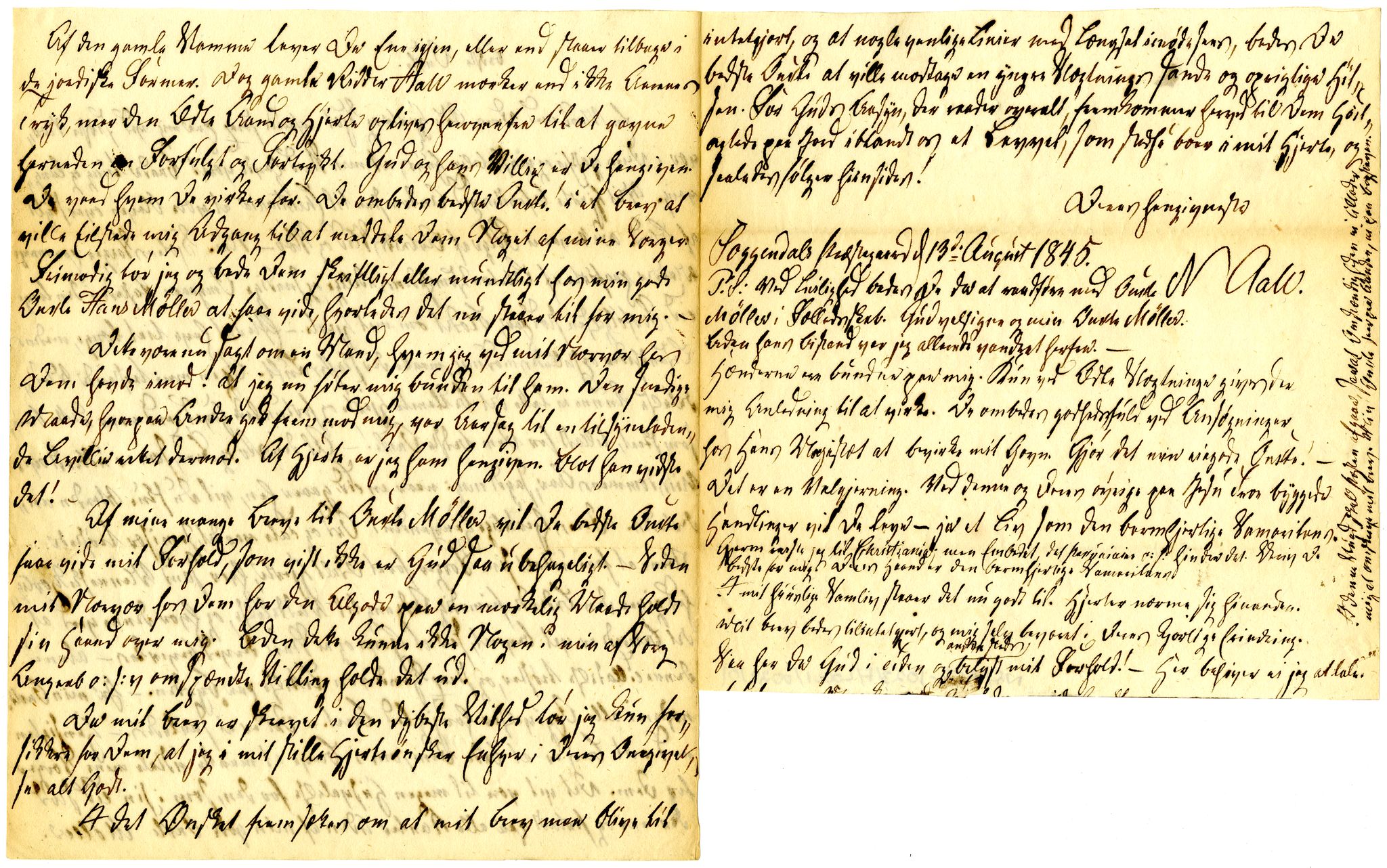 Diderik Maria Aalls brevsamling, NF/Ark-1023/F/L0001: D.M. Aalls brevsamling. A - B, 1738-1889, p. 261