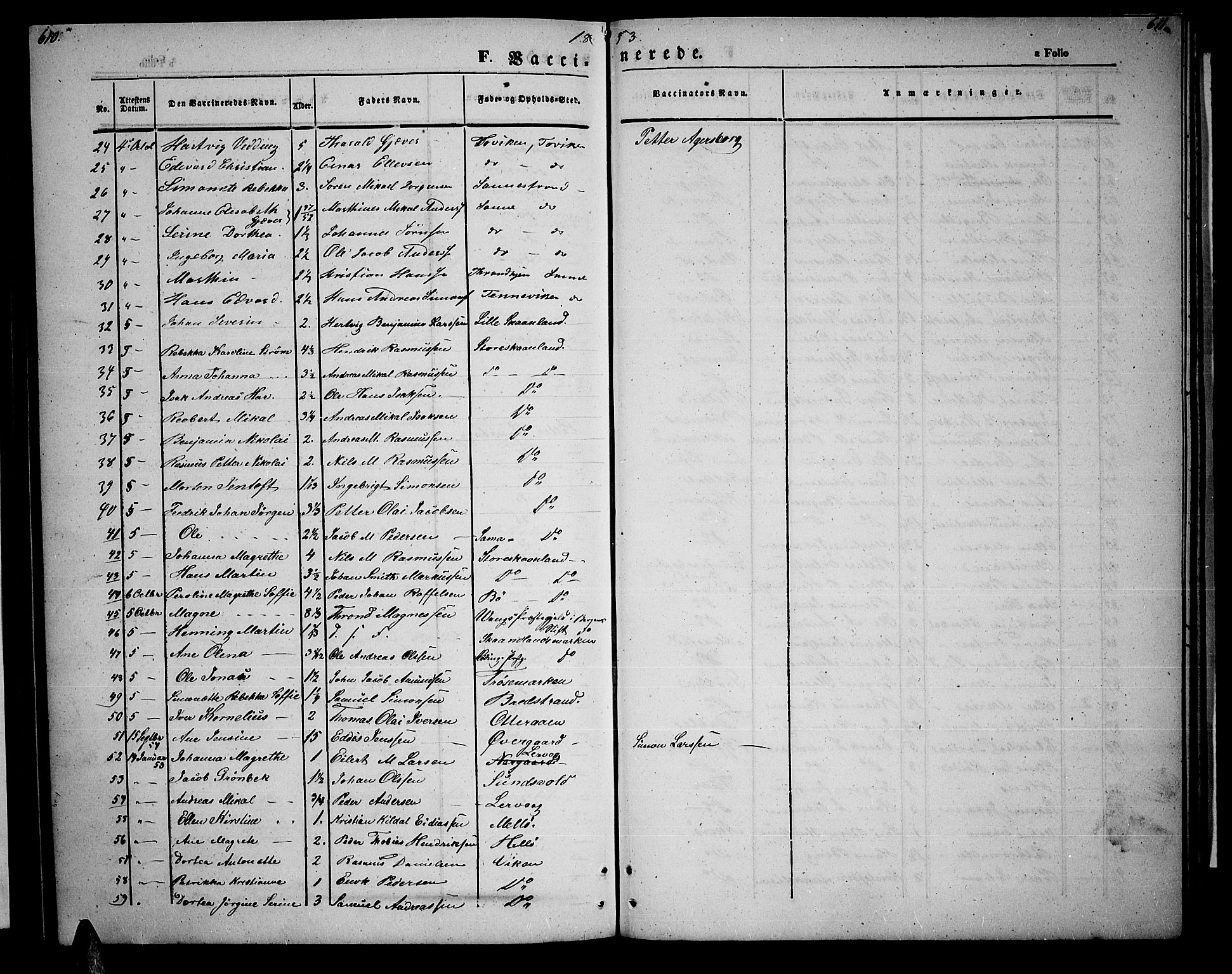 Trondenes sokneprestkontor, SATØ/S-1319/H/Hb/L0006klokker: Parish register (copy) no. 6, 1845-1855, p. 610-611