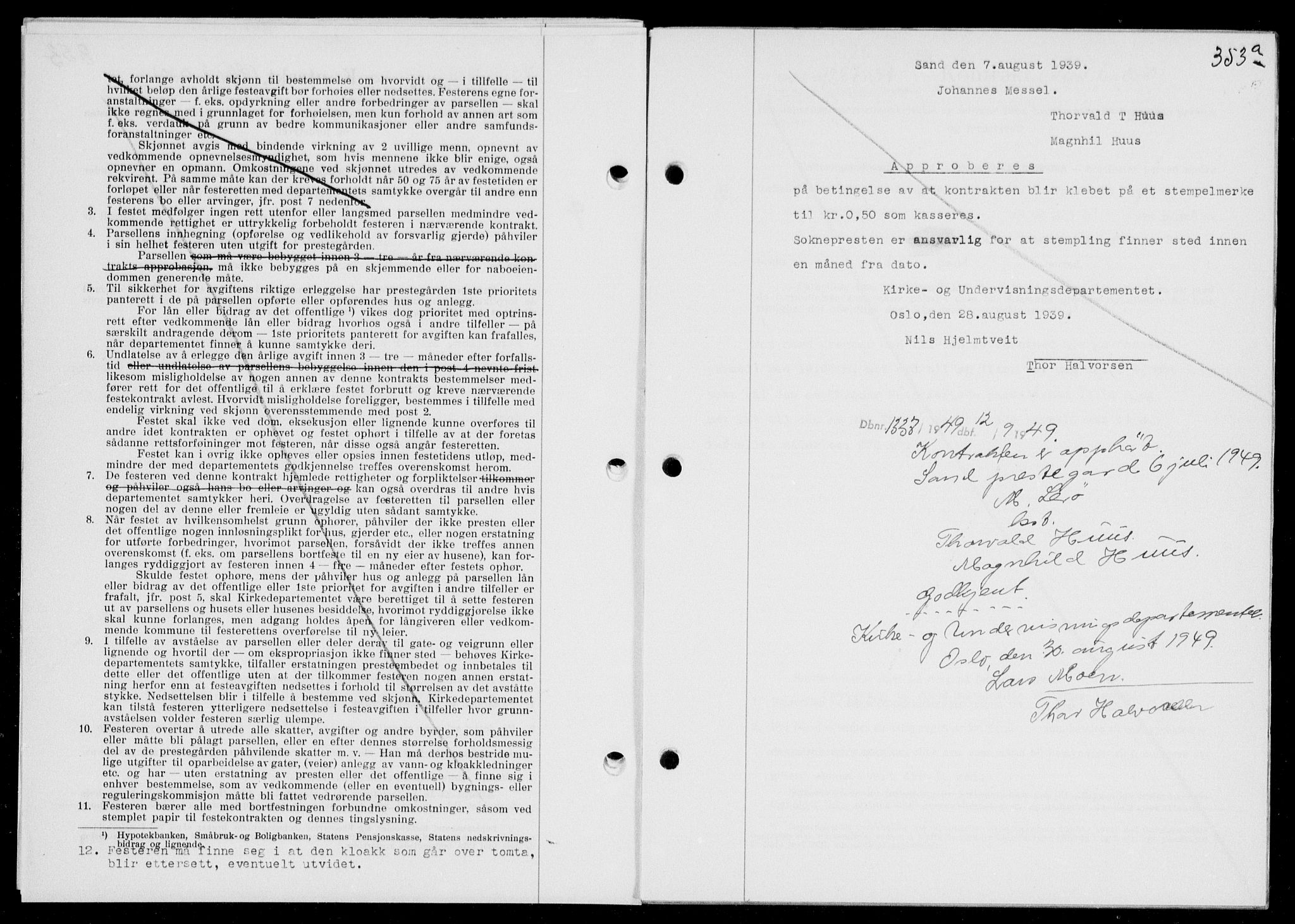 Ryfylke tingrett, SAST/A-100055/001/II/IIB/L0080: Mortgage book no. 59, 1939-1939, Diary no: : 1236/1939