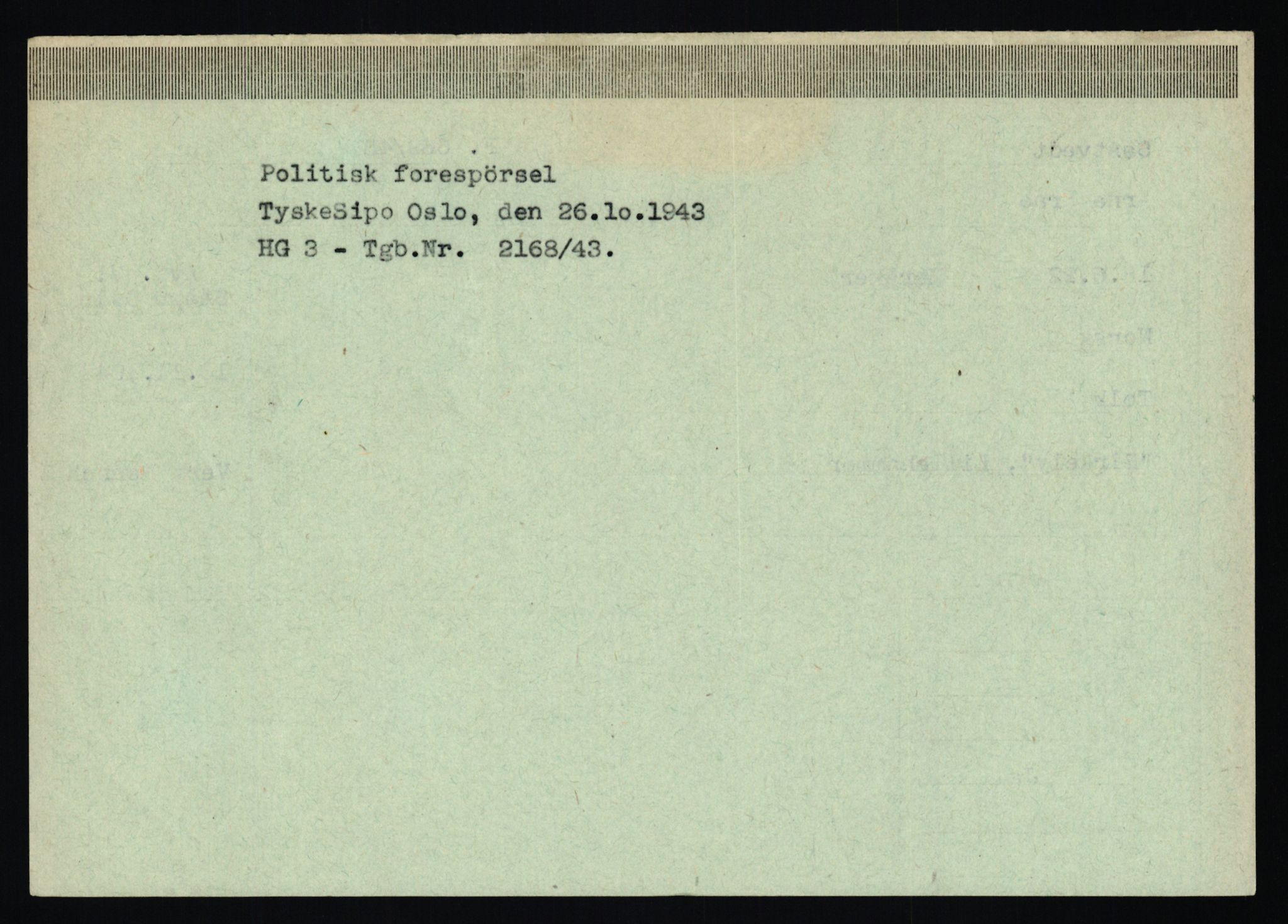 Statspolitiet - Hovedkontoret / Osloavdelingen, AV/RA-S-1329/C/Ca/L0013: Raa - Servold, 1943-1945, p. 3215