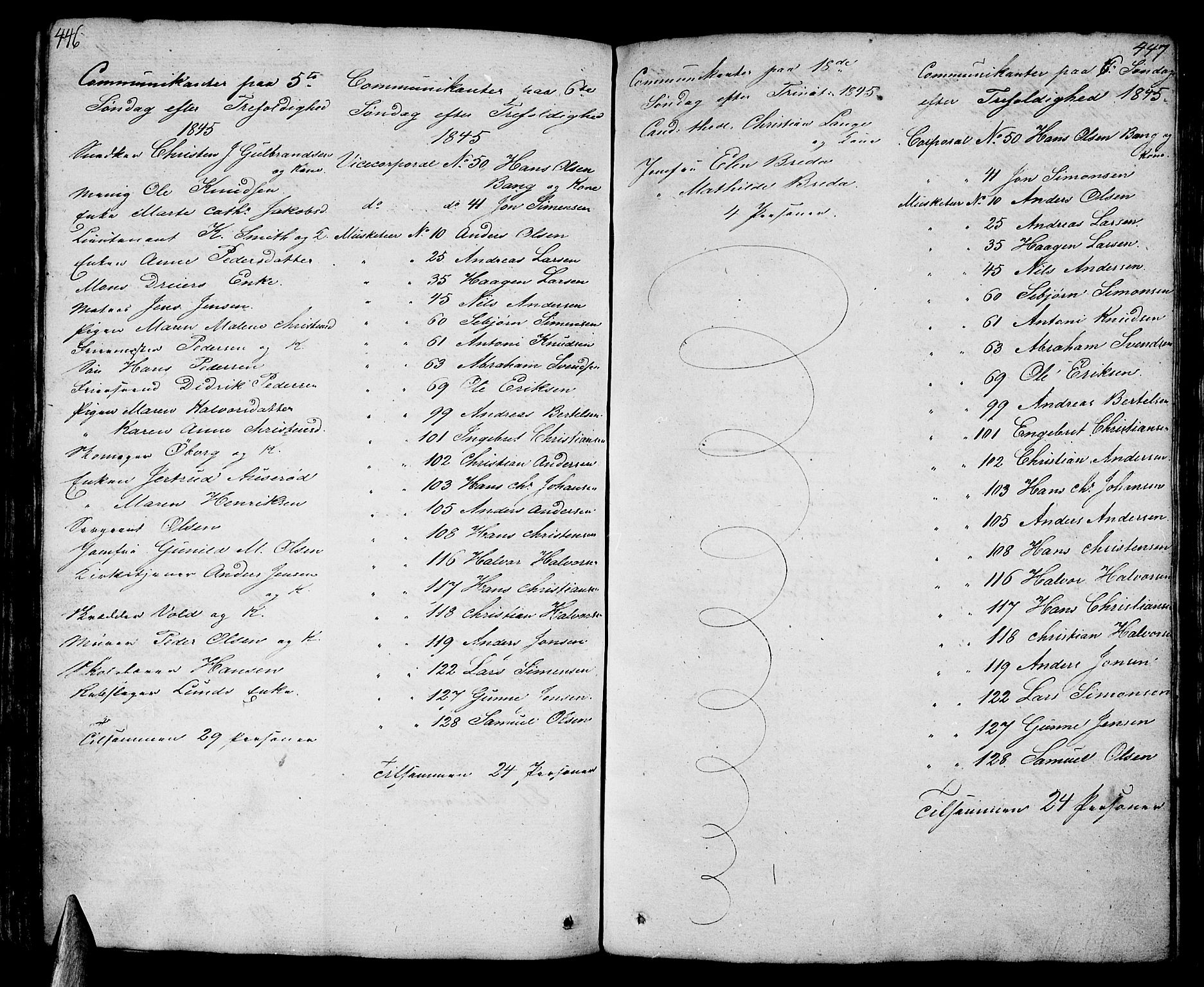 Stavern kirkebøker, AV/SAKO-A-318/F/Fa/L0004: Parish register (official) no. 4, 1809-1816, p. 446-447