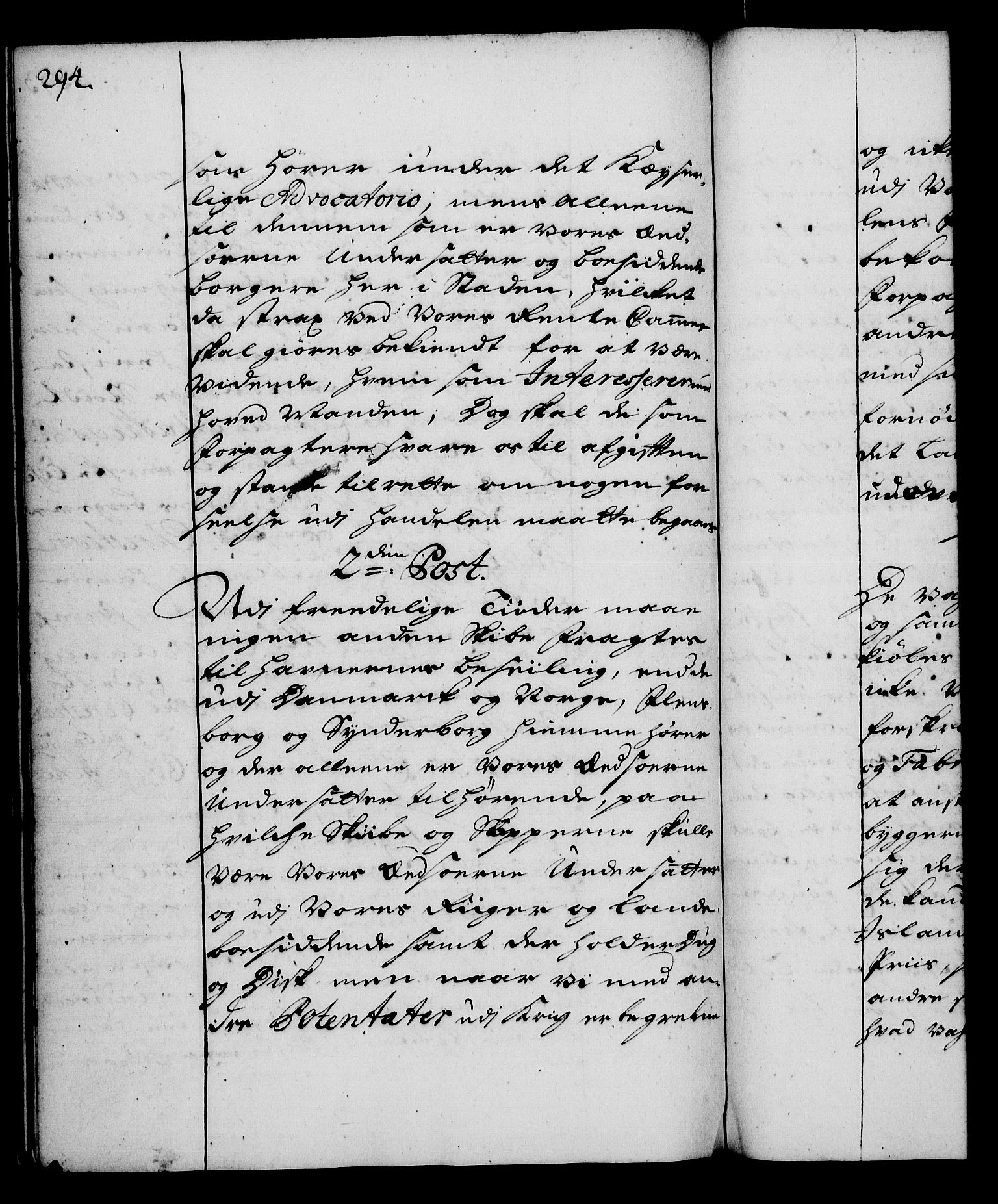 Rentekammeret, Kammerkanselliet, AV/RA-EA-3111/G/Gg/Gga/L0003: Norsk ekspedisjonsprotokoll med register (merket RK 53.3), 1727-1734, p. 294