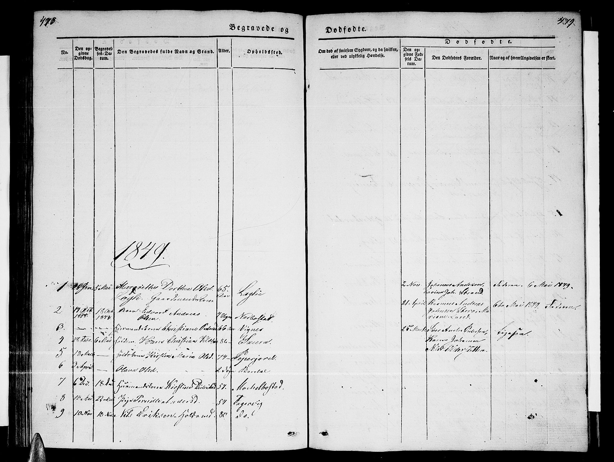 Ministerialprotokoller, klokkerbøker og fødselsregistre - Nordland, AV/SAT-A-1459/838/L0555: Parish register (copy) no. 838C02, 1842-1861, p. 478-479