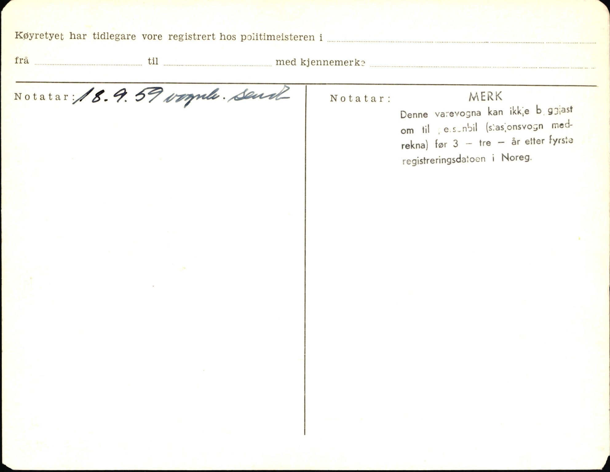 Statens vegvesen, Sogn og Fjordane vegkontor, AV/SAB-A-5301/4/F/L0006: Registerkort utmeldte Fjordane S8300-9500, 1930-1961, p. 208