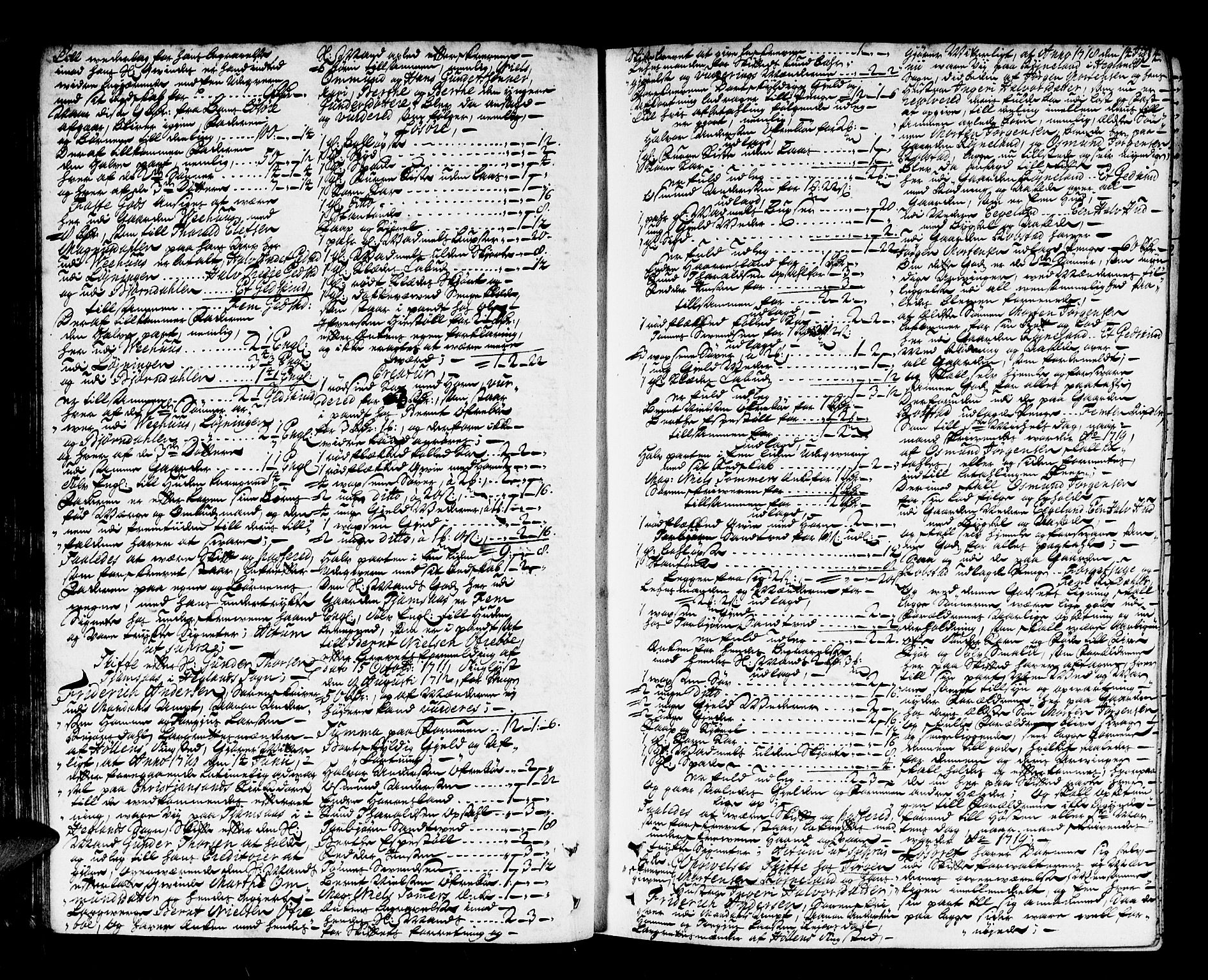 Mandal sorenskriveri, AV/SAK-1221-0005/001/H/Hc/L0013: Skifteprotokoll nr 6a, 1717-1729, p. 33b-34a