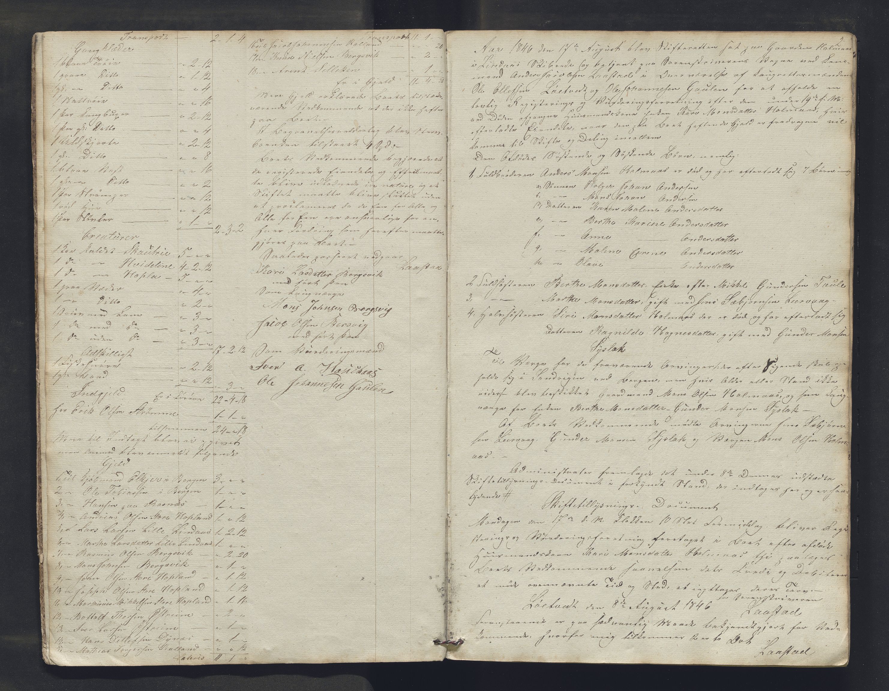 Nordhordland sorenskrivar, AV/SAB-A-2901/1/H/Hb/L0015: Registreringsprotokollar, 1846-1850, p. 2