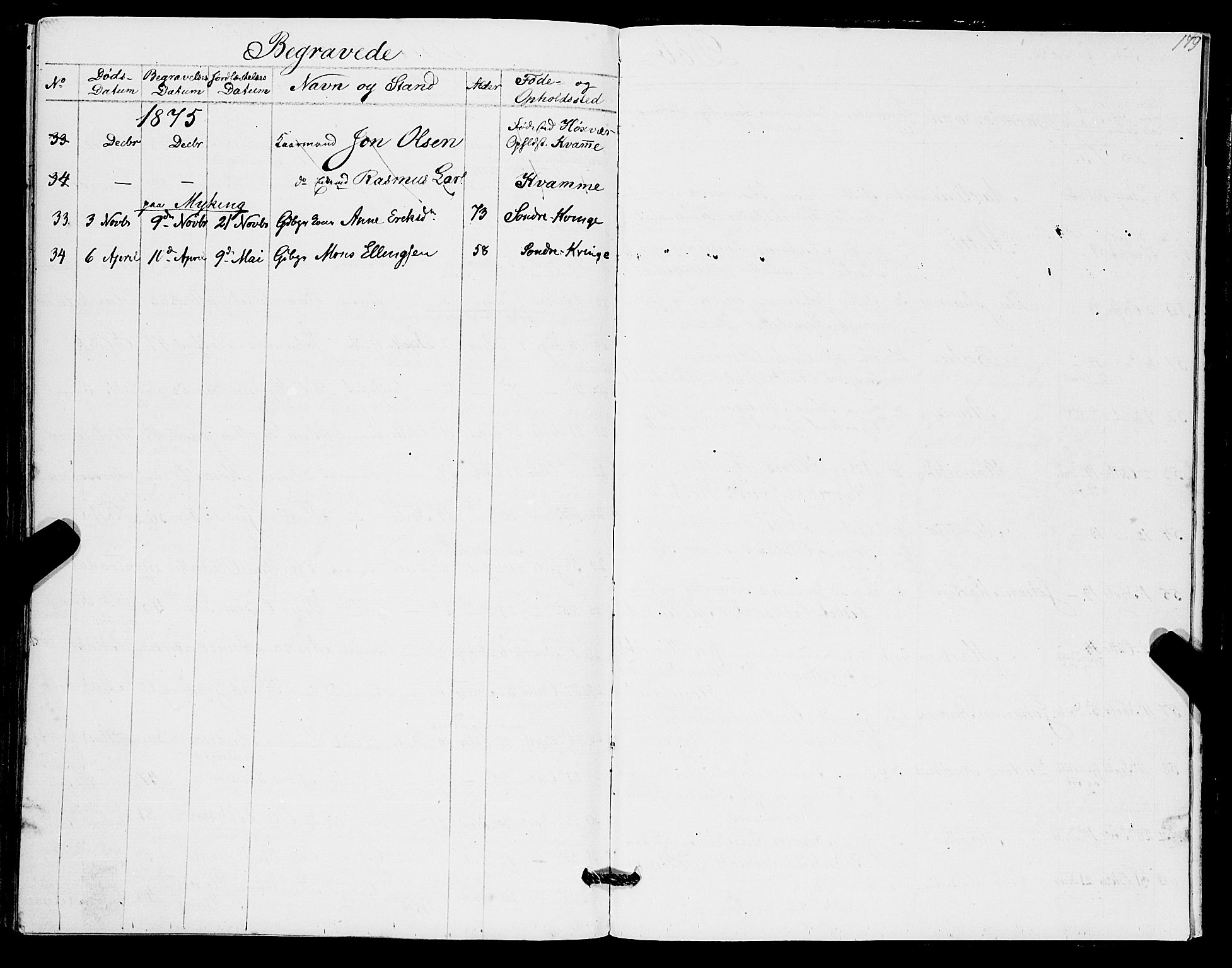 Masfjorden Sokneprestembete, SAB/A-77001: Parish register (copy) no. A 1, 1851-1875, p. 179