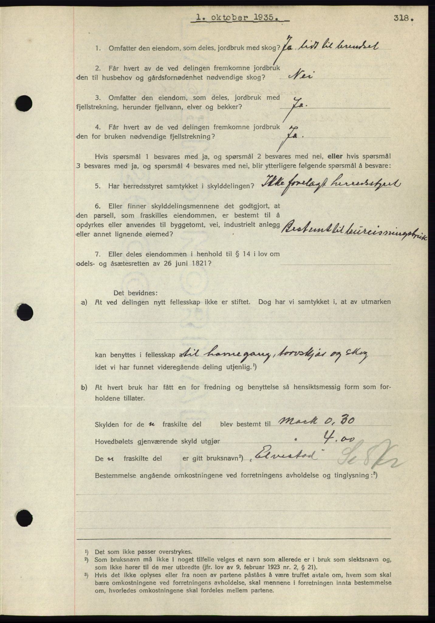 Romsdal sorenskriveri, AV/SAT-A-4149/1/2/2C/L0067: Mortgage book no. 61, 1935-1935, Deed date: 01.10.1935