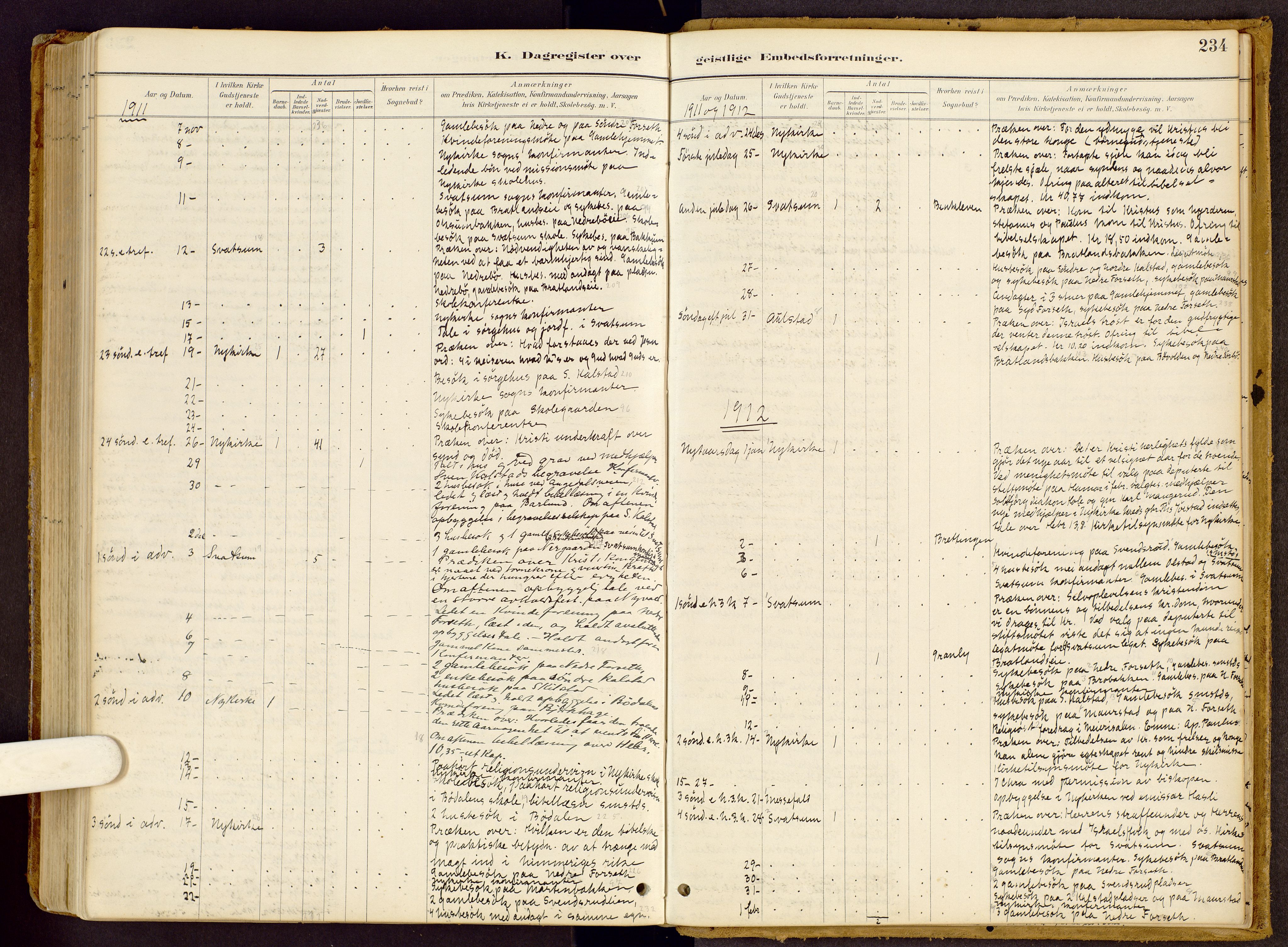 Vestre Gausdal prestekontor, AV/SAH-PREST-094/H/Ha/Haa/L0002: Parish register (official) no. 2, 1887-1918, p. 234