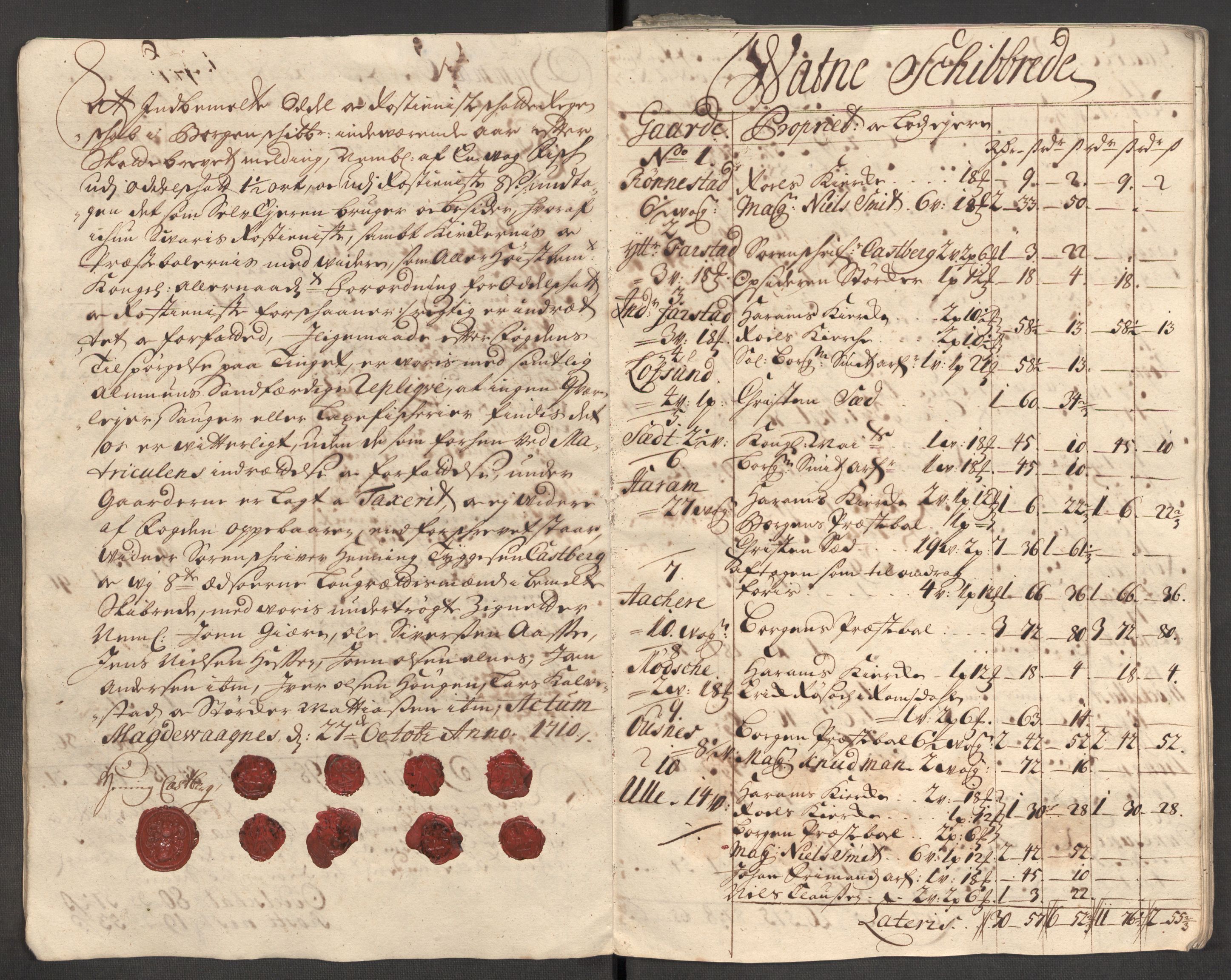 Rentekammeret inntil 1814, Reviderte regnskaper, Fogderegnskap, AV/RA-EA-4092/R54/L3563: Fogderegnskap Sunnmøre, 1710, p. 52