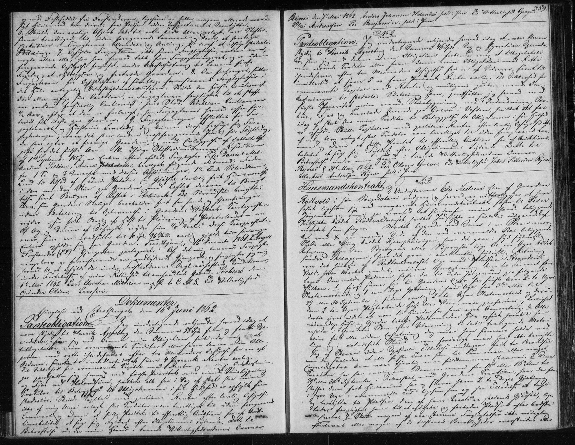 Søndre Helgeland sorenskriveri, AV/SAT-A-4575/1/2/2C/L0001: Mortgage book no. 12, 1860-1864, p. 359