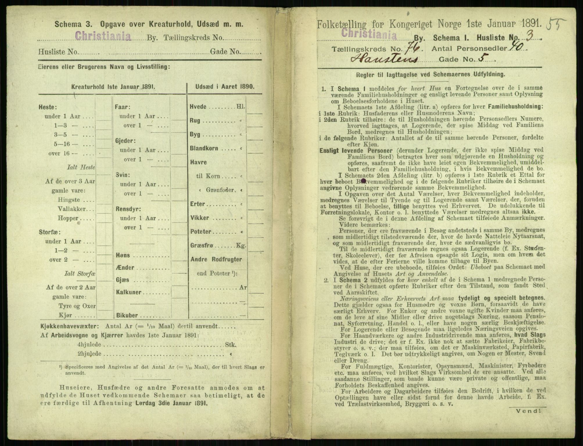 RA, 1891 census for 0301 Kristiania, 1891, p. 40008