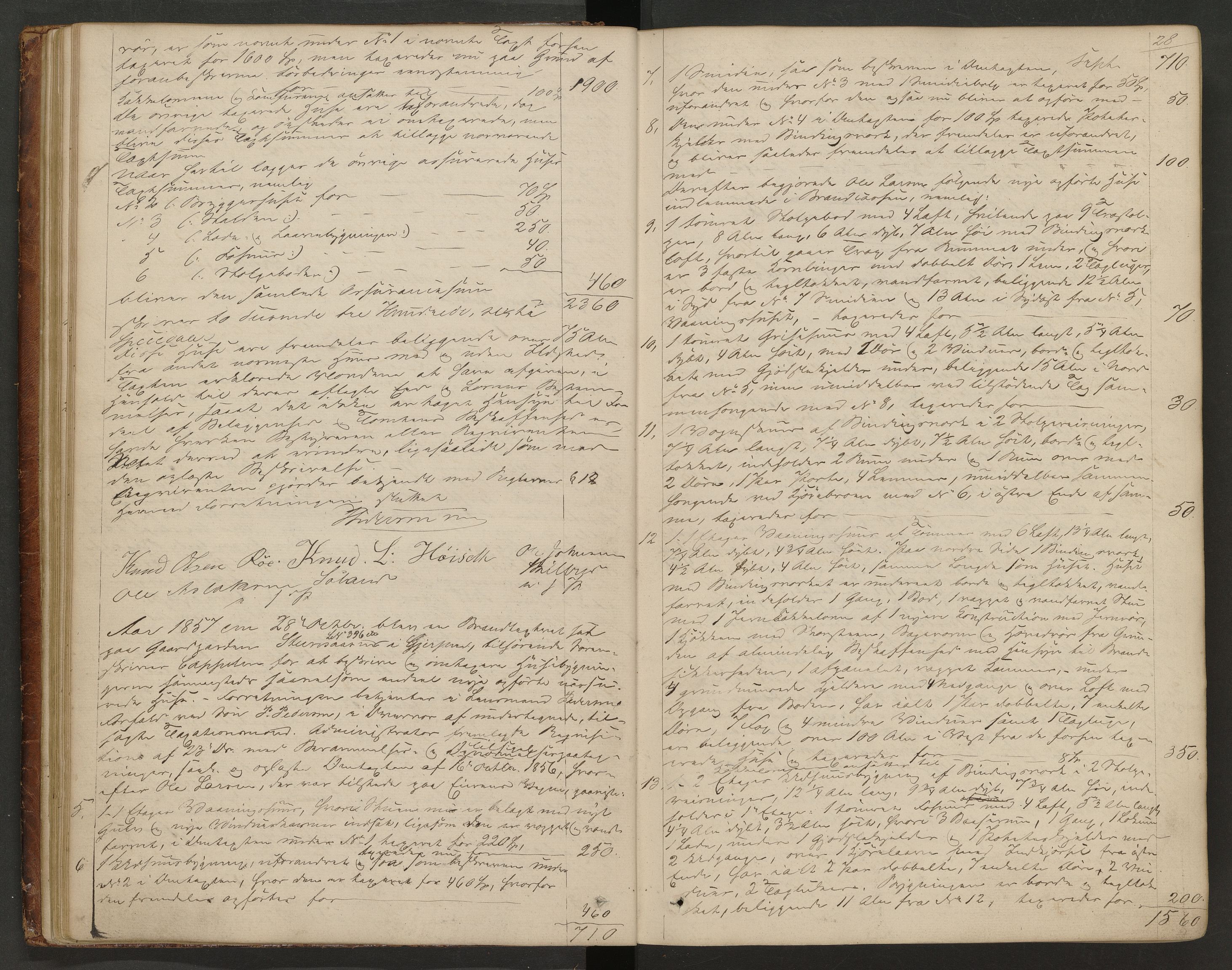 Gjerpen og Siljan lensmannskontor, AV/SAKO-A-555/Y/Ye/Yea/L0002: Branntakstprotokoll, 1856-1873