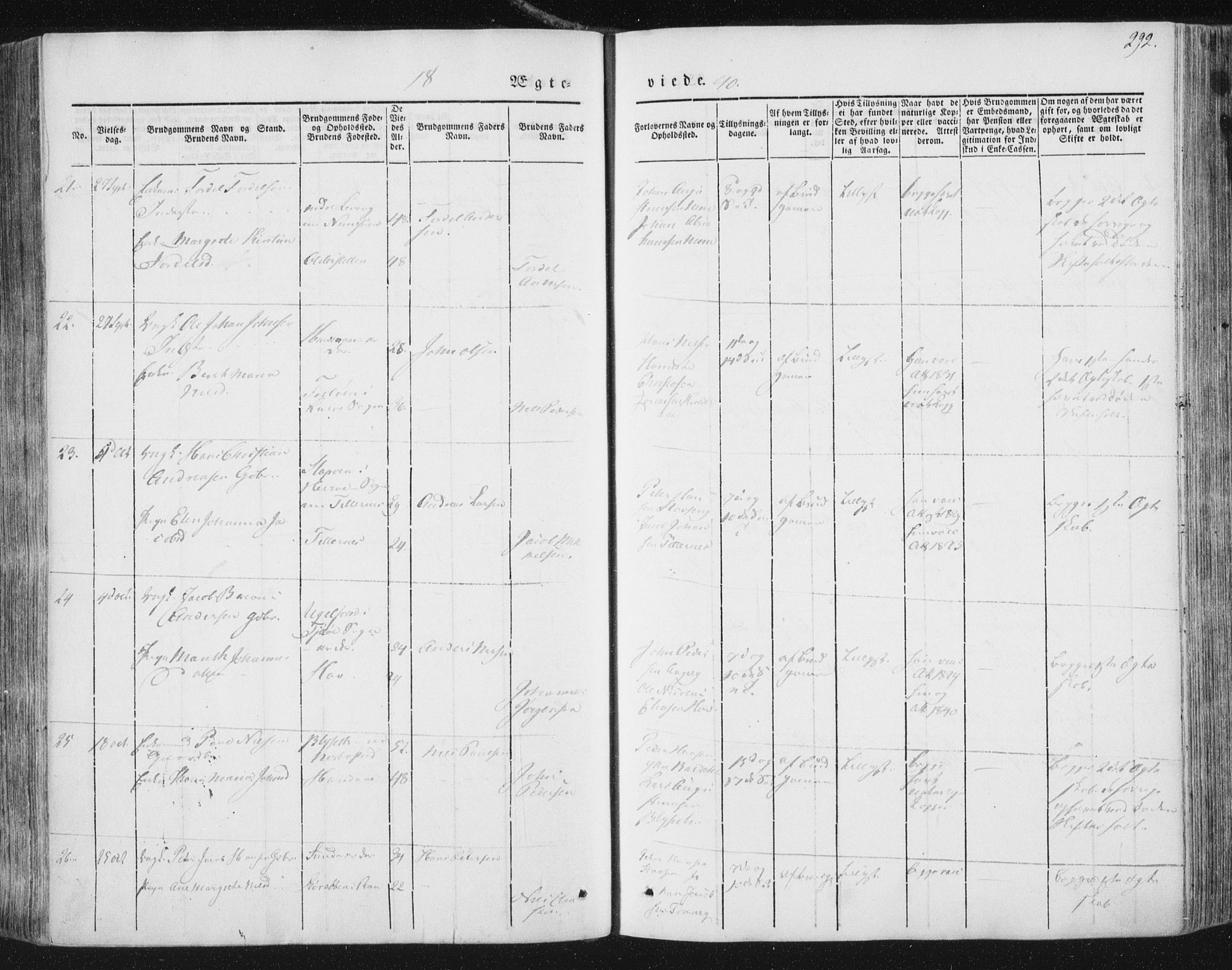 Ministerialprotokoller, klokkerbøker og fødselsregistre - Nordland, AV/SAT-A-1459/838/L0549: Parish register (official) no. 838A07, 1840-1854, p. 292