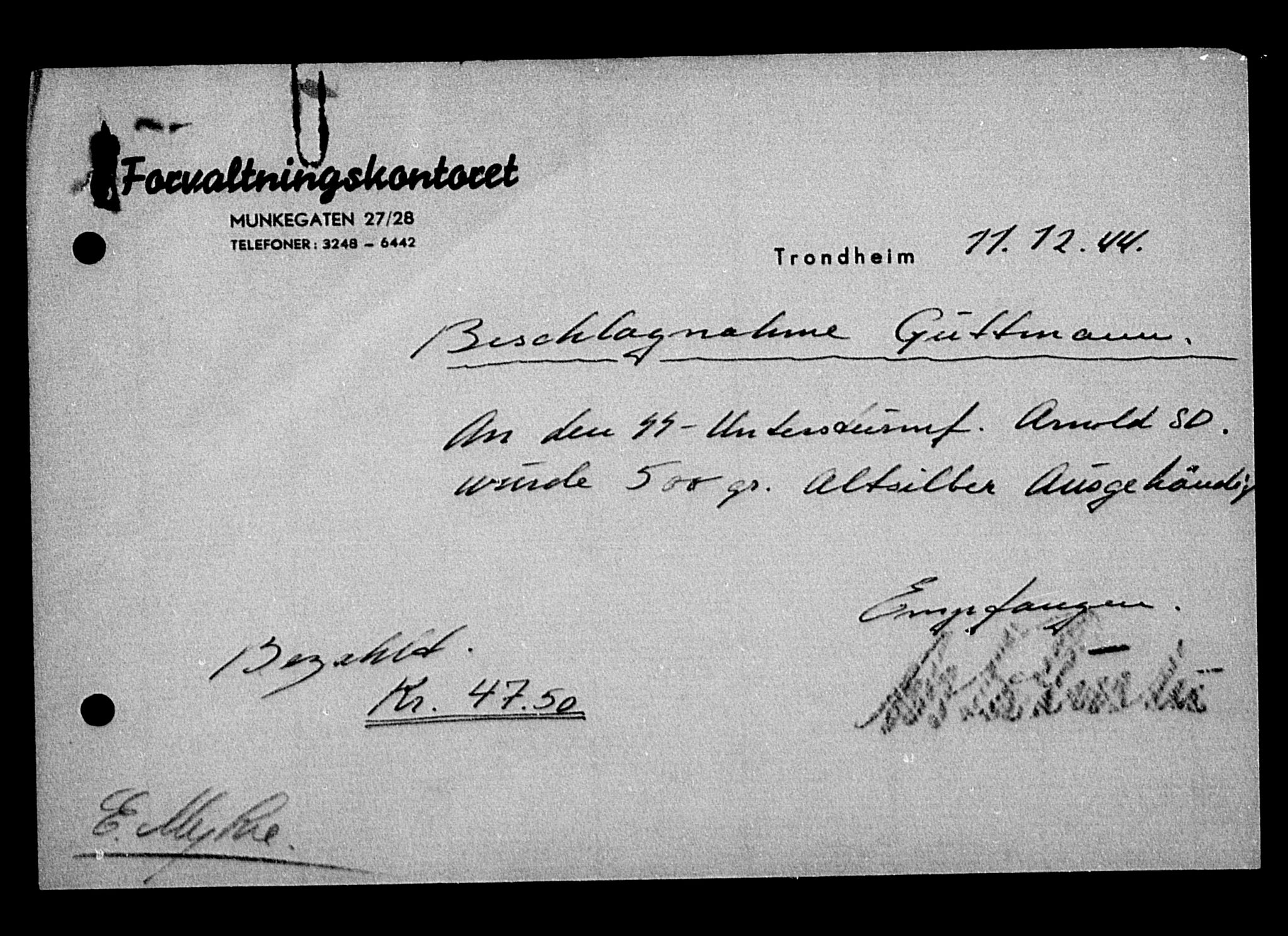 Justisdepartementet, Tilbakeføringskontoret for inndratte formuer, AV/RA-S-1564/H/Hc/Hca/L0896: --, 1945-1947, p. 86