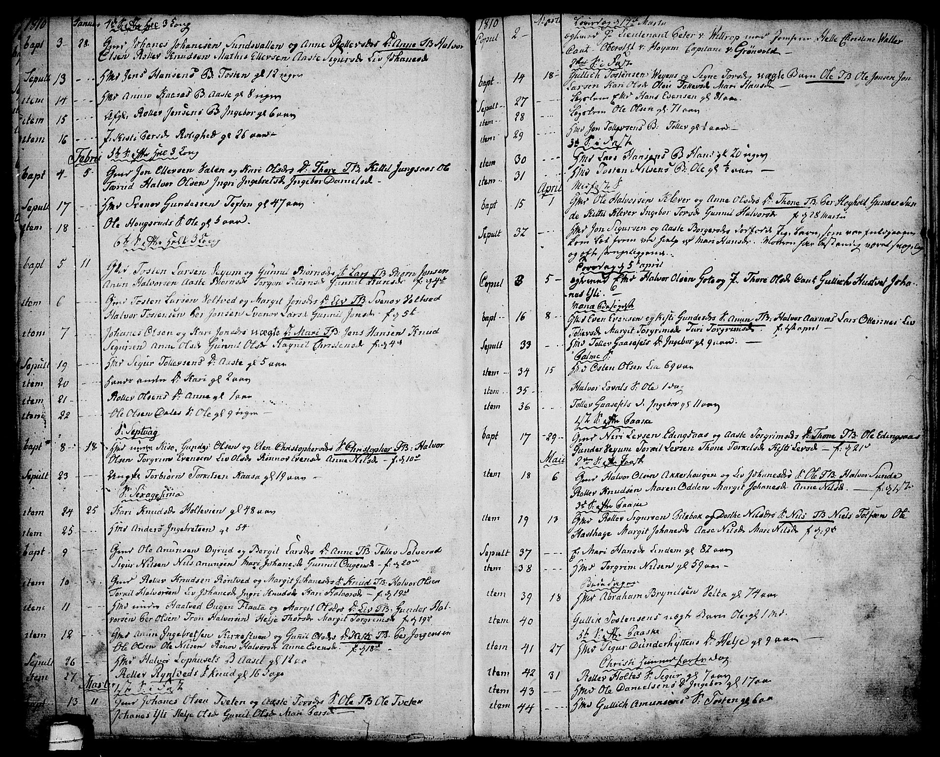 Sauherad kirkebøker, AV/SAKO-A-298/F/Fa/L0004: Parish register (official) no. I 4, 1767-1814