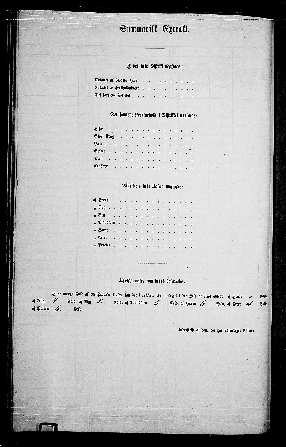 RA, 1865 census for Vestre Slidre, 1865, p. 69