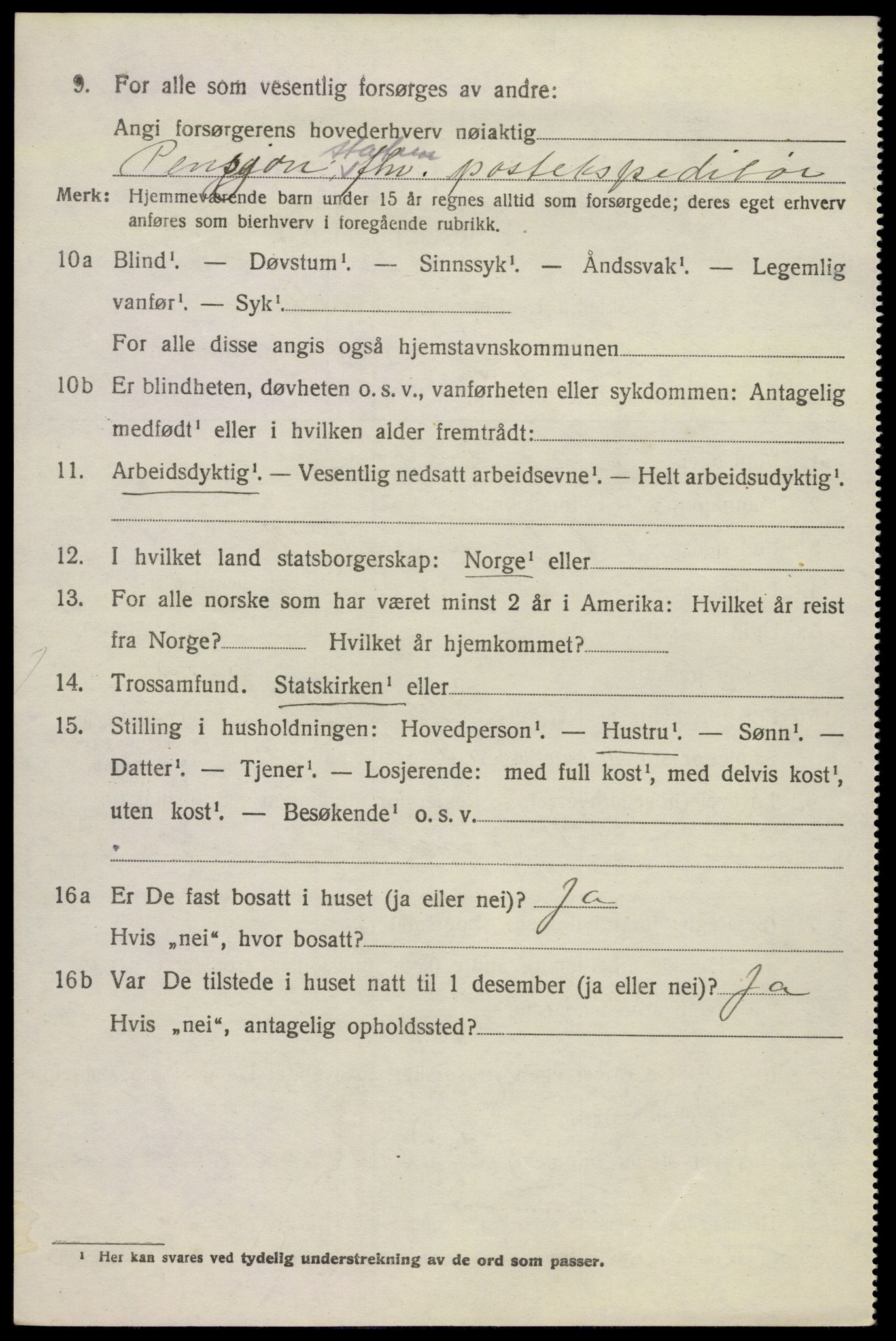 SAKO, 1920 census for Skåtøy, 1920, p. 5333