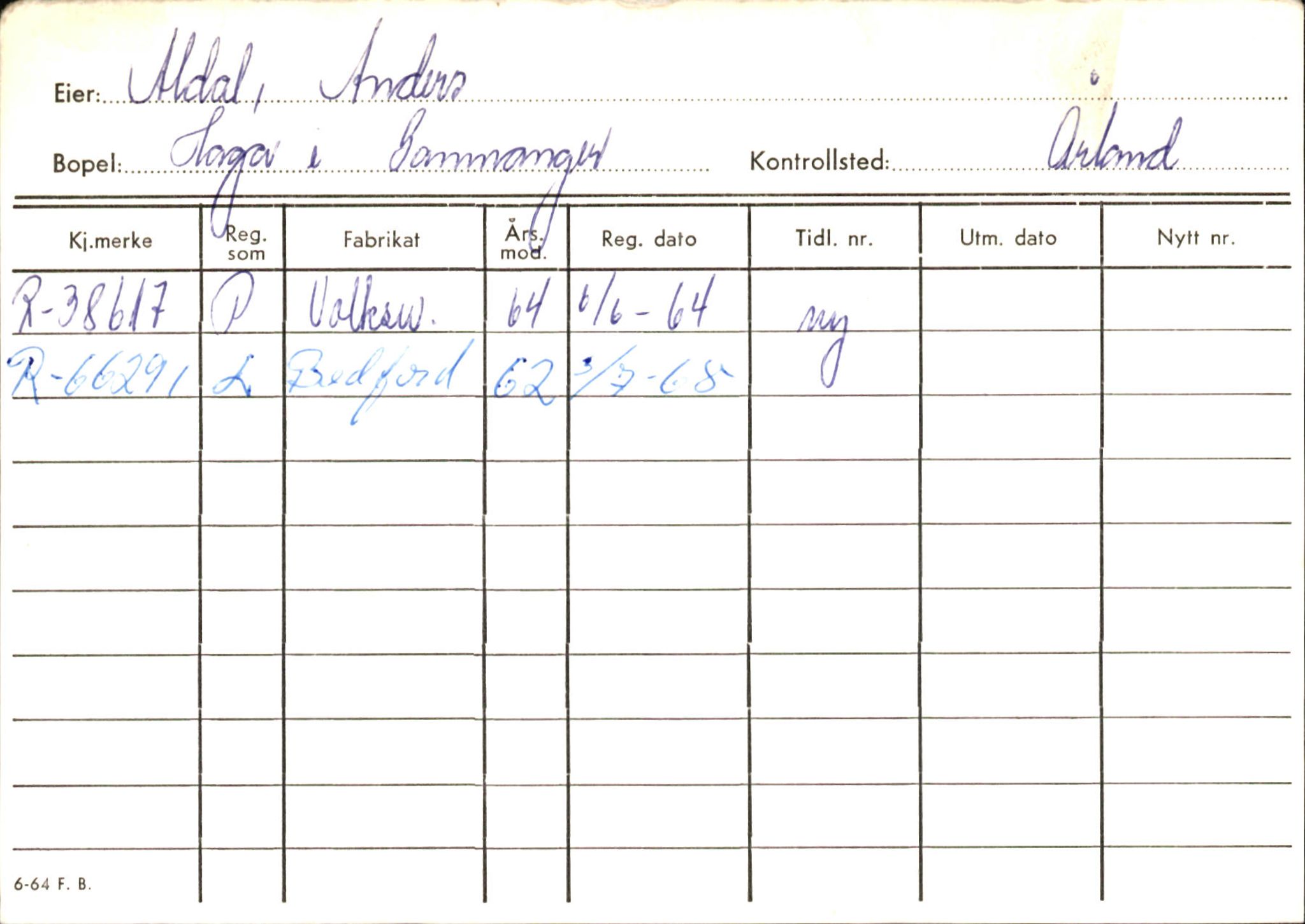 Statens vegvesen, Hordaland vegkontor, AV/SAB-A-5201/2/Ha/L0001: R-eierkort A, 1920-1971, p. 309