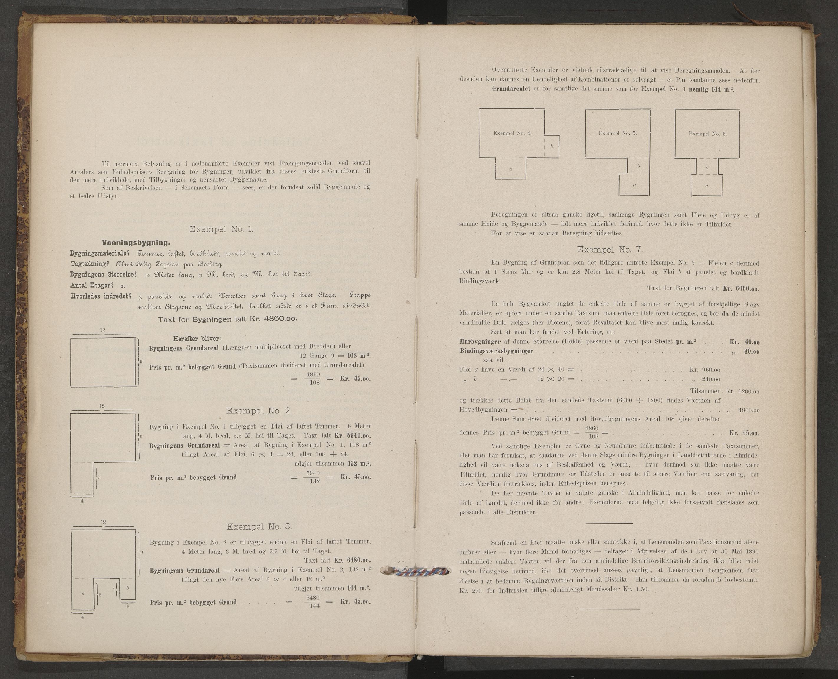 Norges Brannkasse Herøy, AV/SAT-A-5570/Fb/L0001: Branntakstprotokoll - skjema, 1894-1904