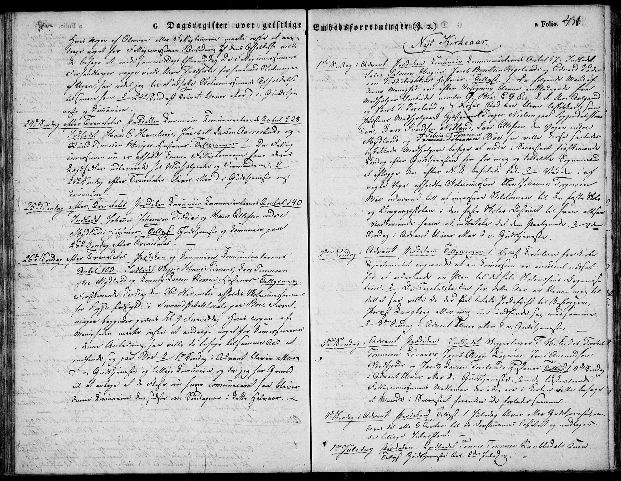 Sokndal sokneprestkontor, SAST/A-101808: Parish register (official) no. A 7.2, 1826-1842, p. 431
