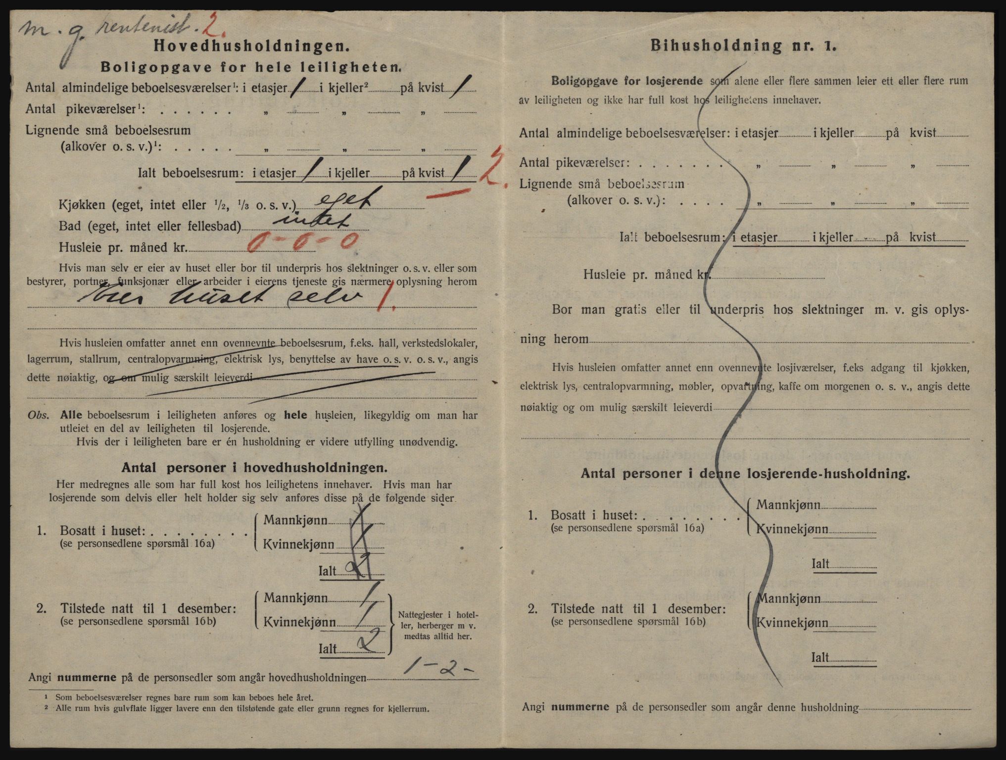 SAO, 1920 census for Drøbak, 1920, p. 1284