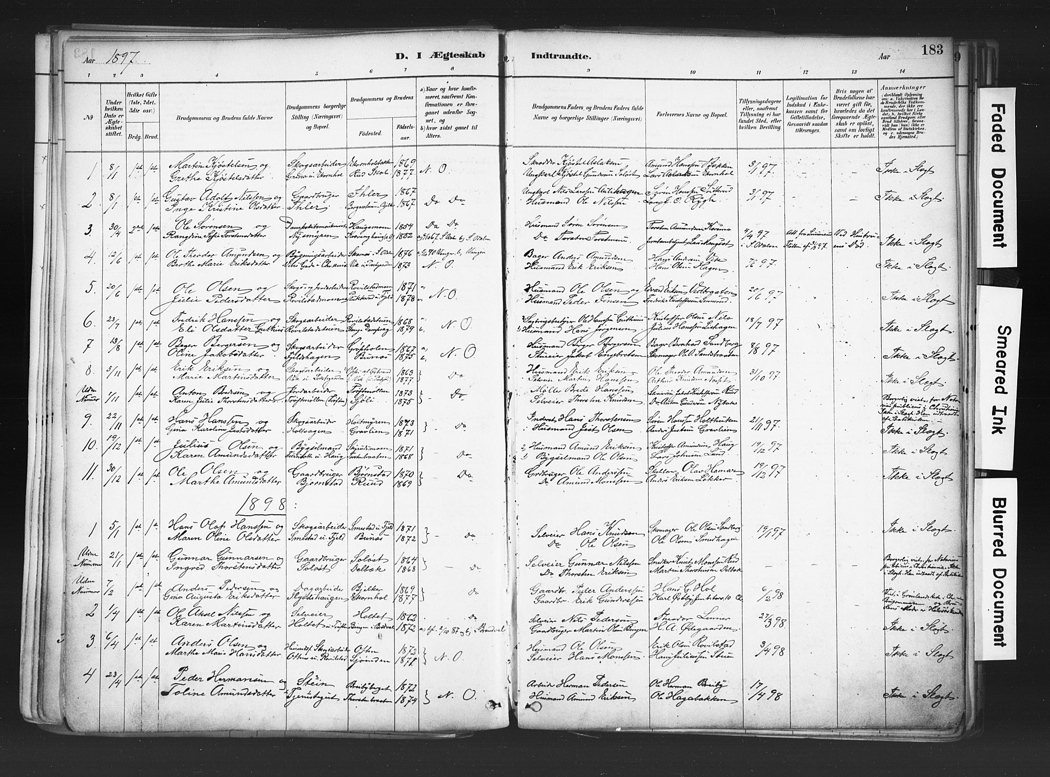 Nord-Odal prestekontor, SAH/PREST-032/H/Ha/Haa/L0006: Parish register (official) no. 6, 1886-1901, p. 183