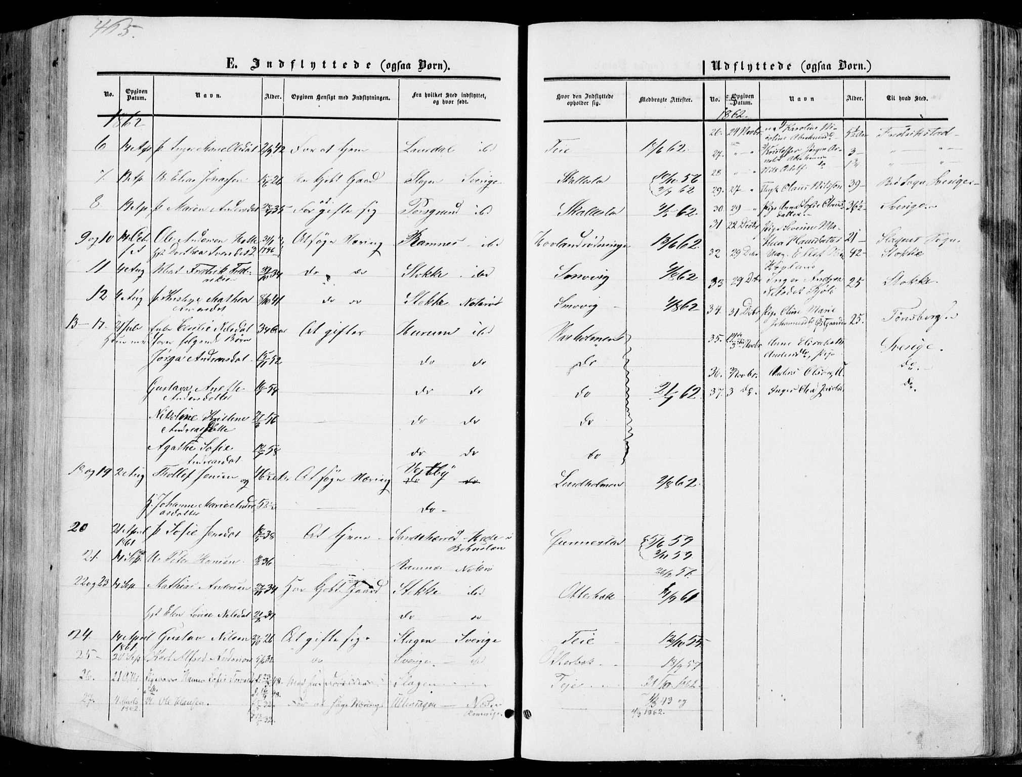 Nøtterøy kirkebøker, AV/SAKO-A-354/F/Fa/L0006: Parish register (official) no. I 6, 1852-1864, p. 465