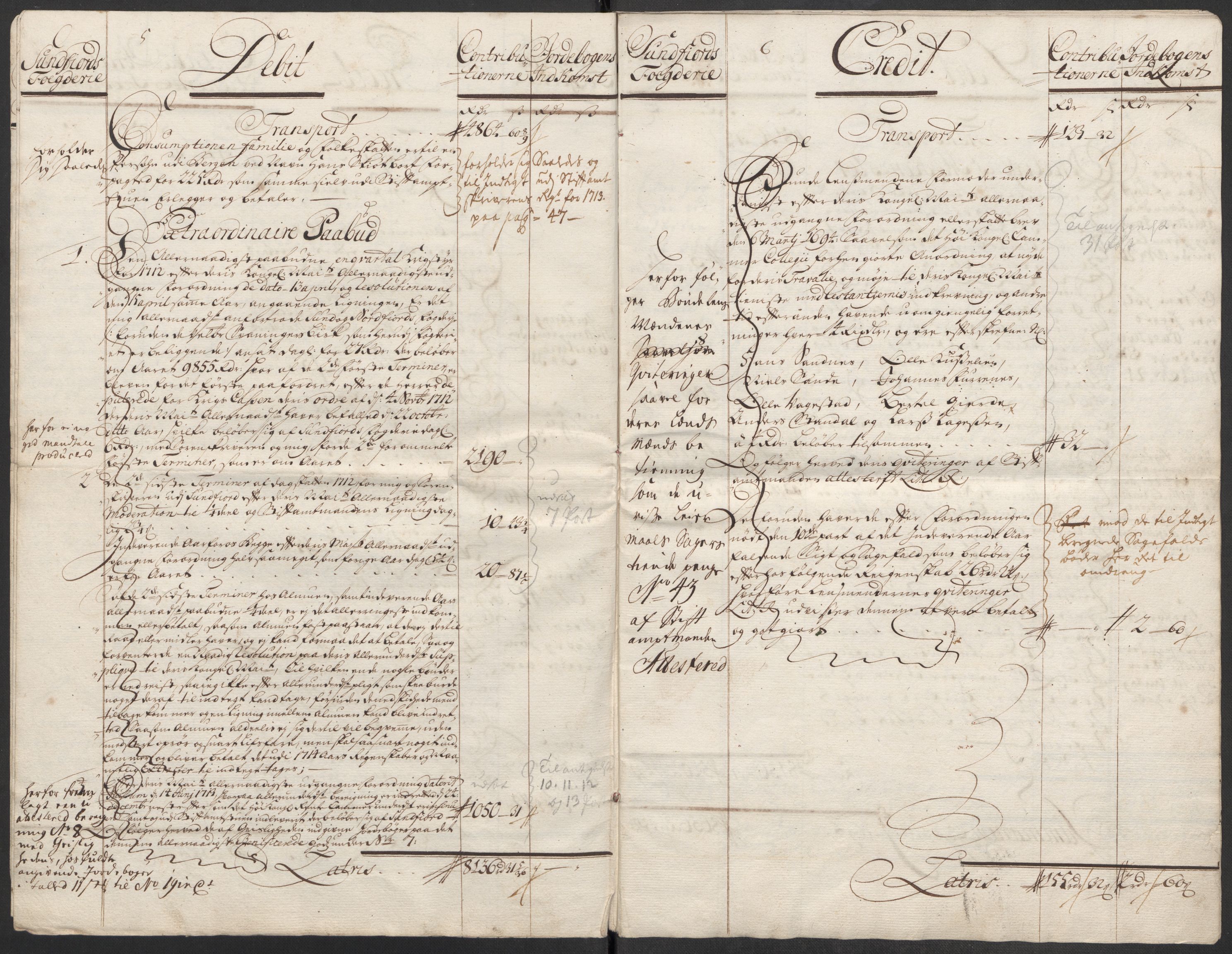 Rentekammeret inntil 1814, Reviderte regnskaper, Fogderegnskap, AV/RA-EA-4092/R53/L3437: Fogderegnskap Sunn- og Nordfjord, 1713, p. 7