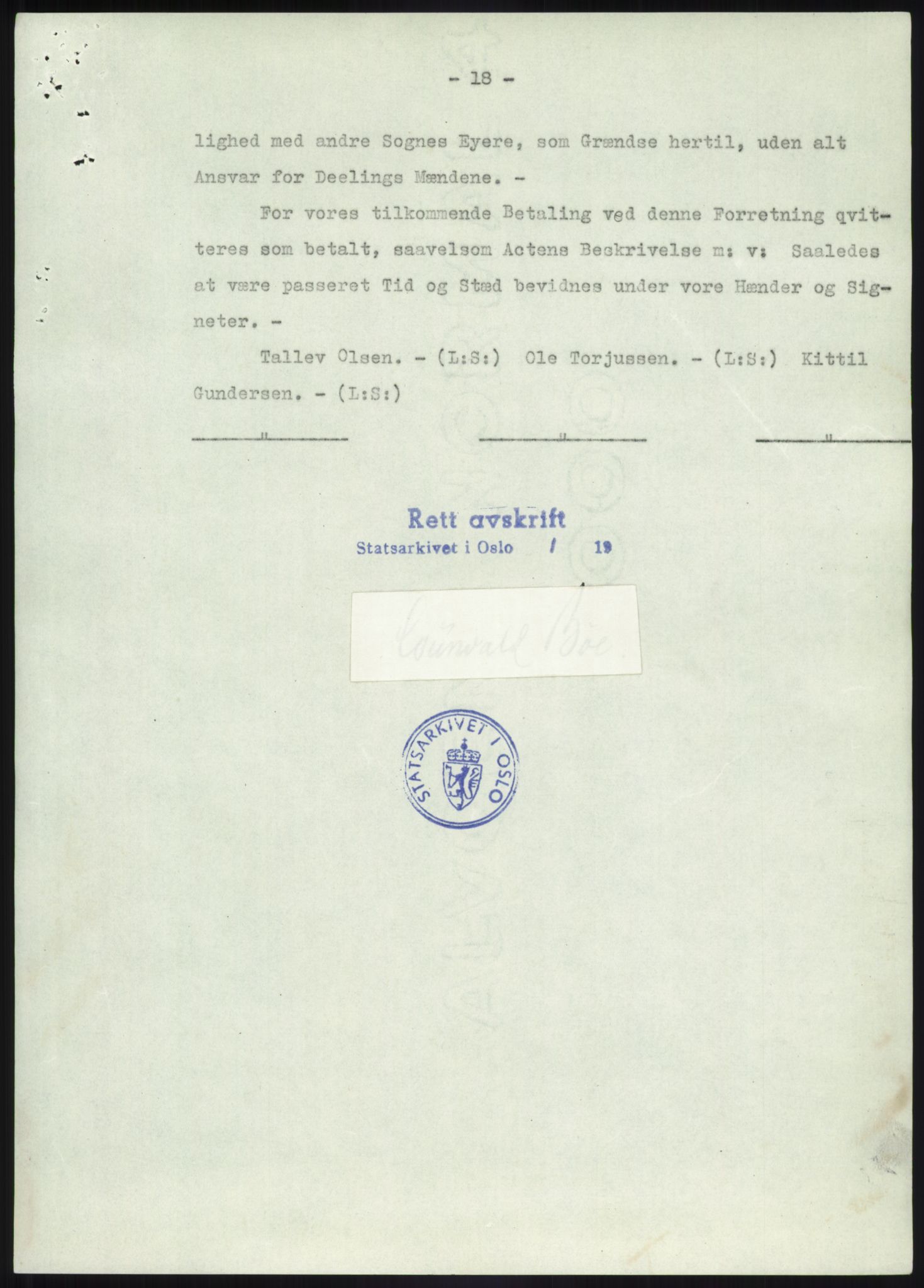 Statsarkivet i Kongsberg, SAKO/A-0001, 1944-1954, p. 316