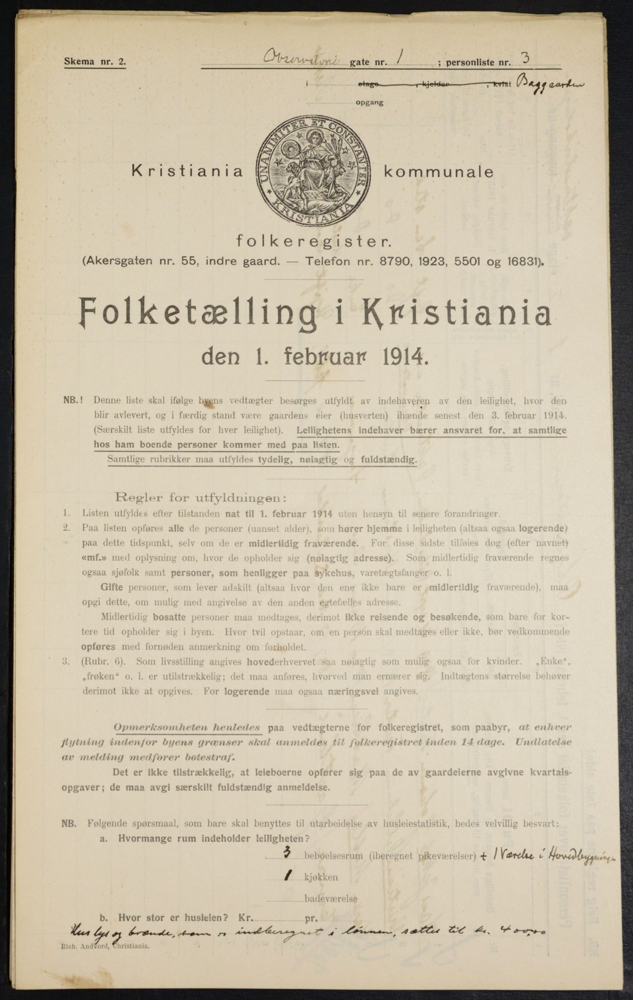 OBA, Municipal Census 1914 for Kristiania, 1914, p. 74142