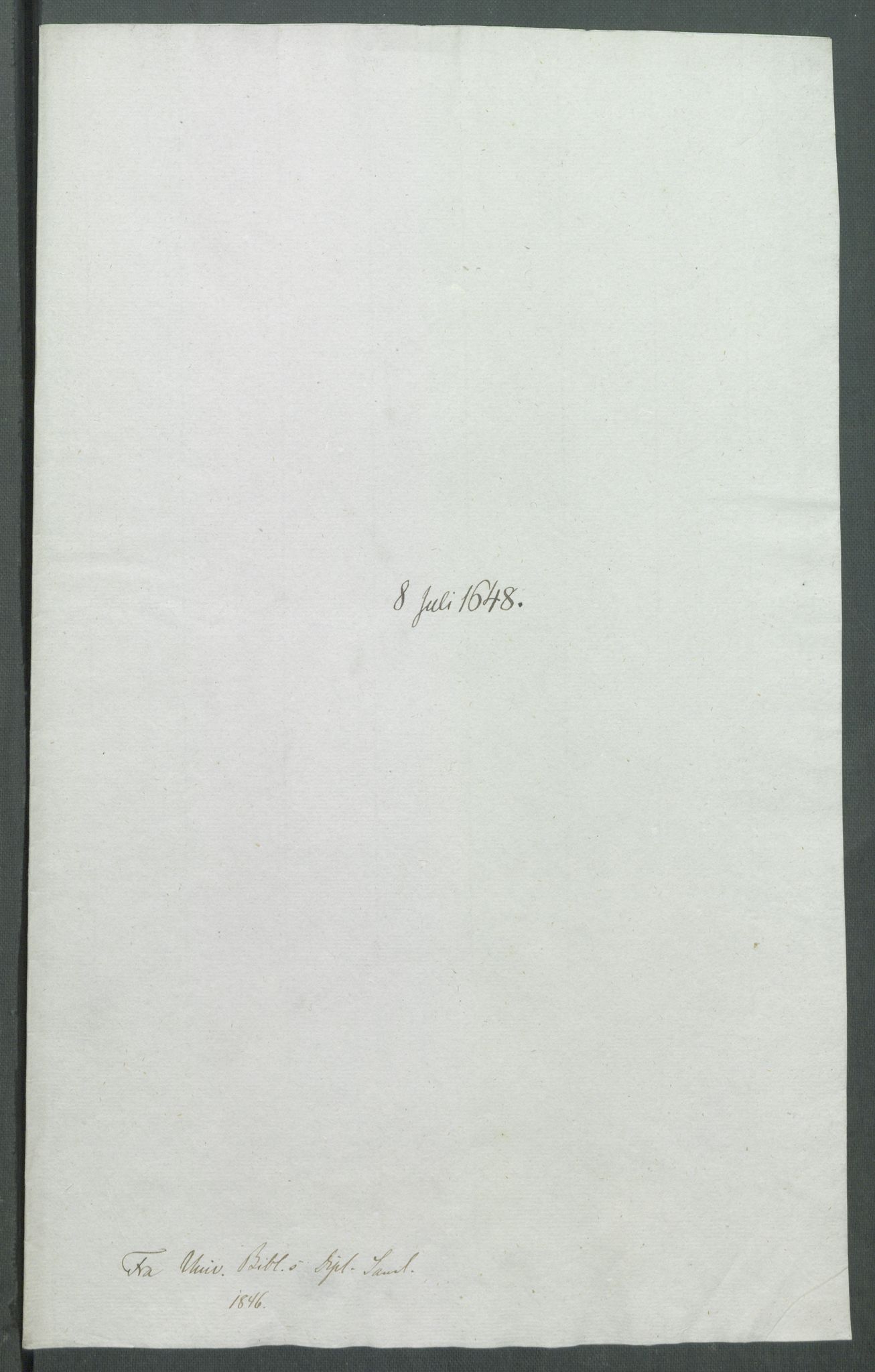 Riksarkivets diplomsamling, AV/RA-EA-5965/F02/L0161: Dokumenter, 1648, p. 61