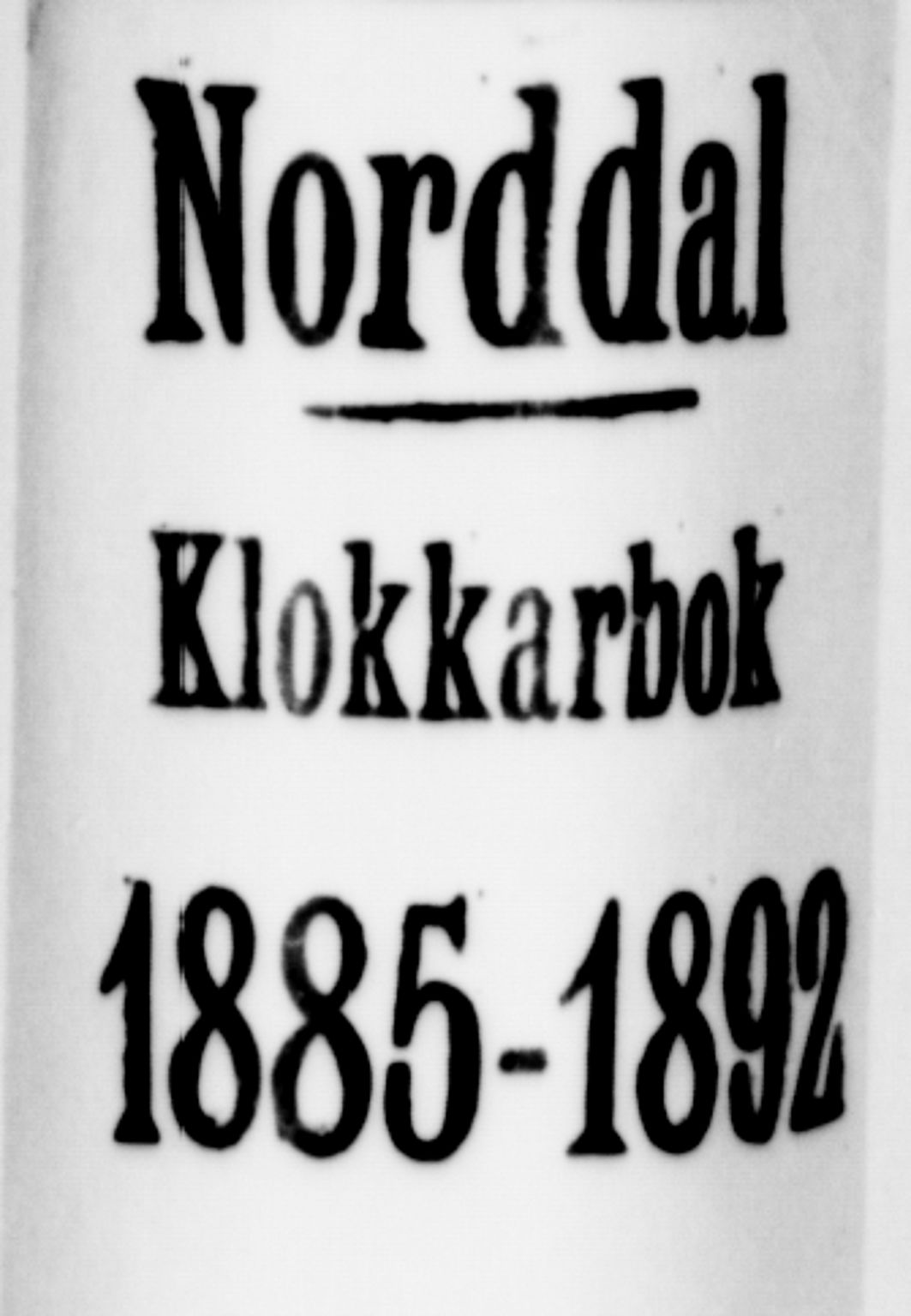 Ministerialprotokoller, klokkerbøker og fødselsregistre - Møre og Romsdal, SAT/A-1454/519/L0263: Parish register (copy) no. 519C04, 1885-1892