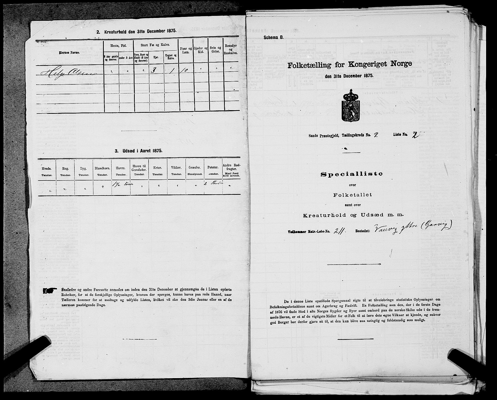 SAST, 1875 census for 1136P Sand, 1875, p. 144